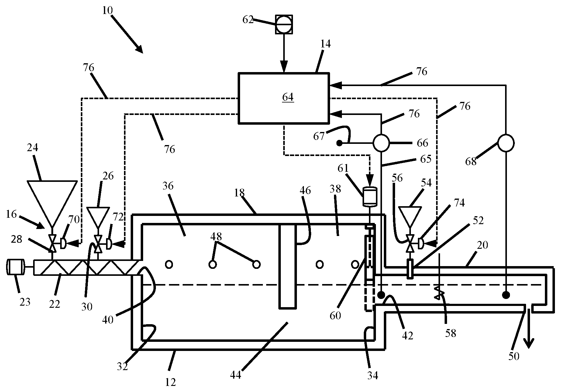 Patent US12129199 — Method and system for manufacturing glass — Figure 1