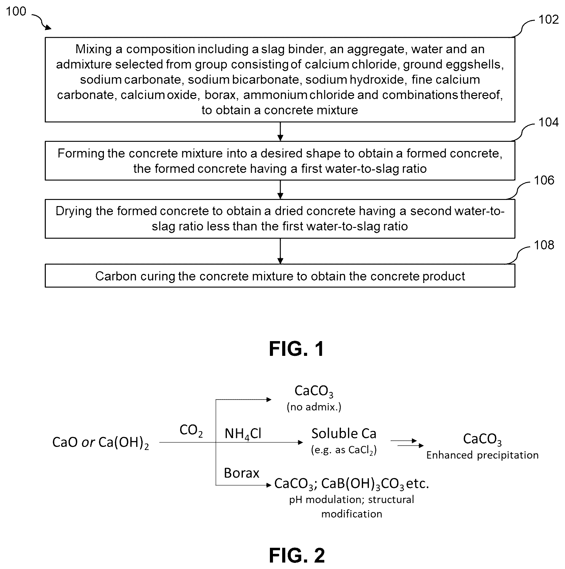 Patent US12129207 — Method of manufacturing concrete products with additives — Figure 1