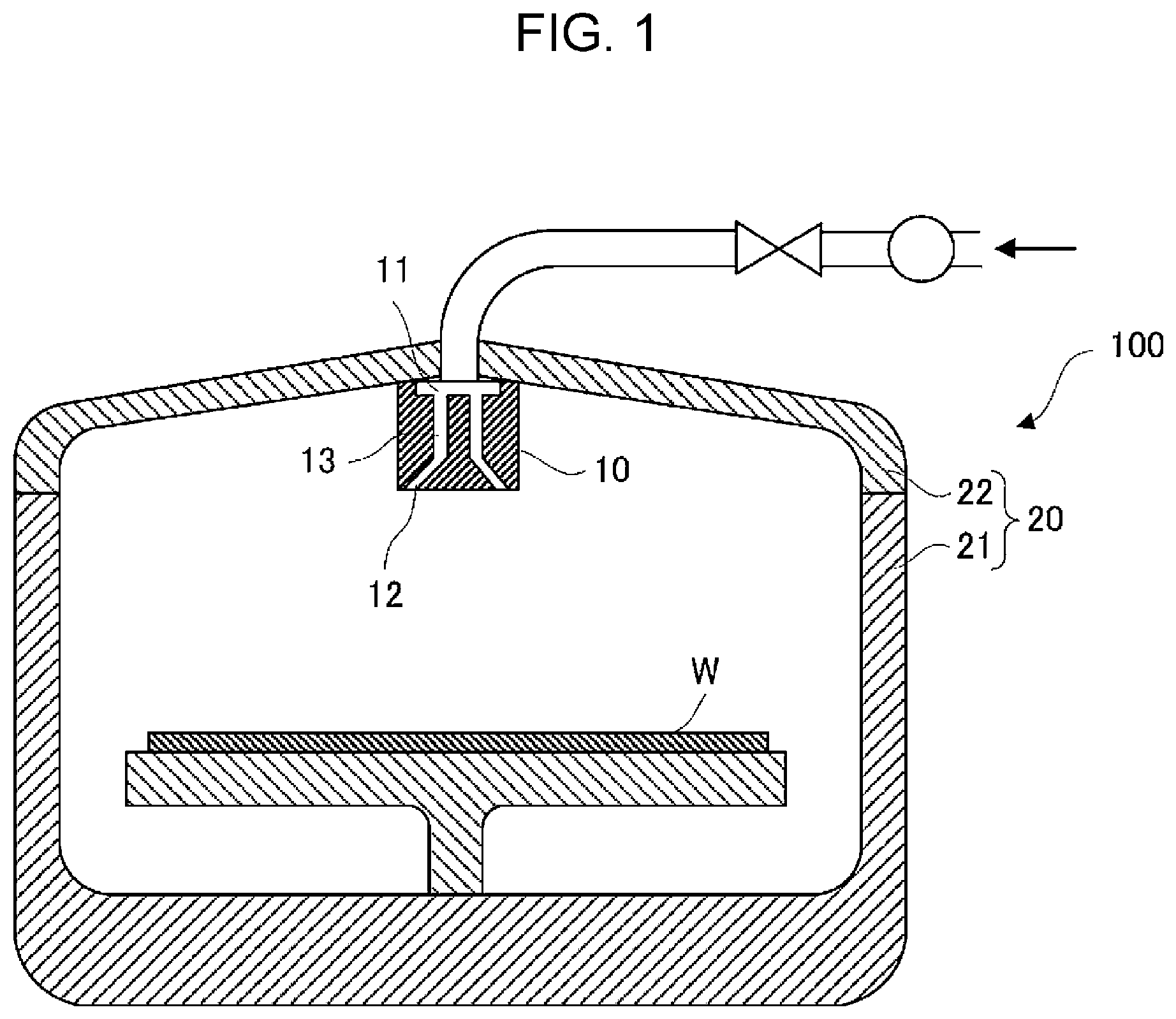 Patent US12129210 — Yttrium oxide-based sintered body and semiconductor production system member — Figure 1