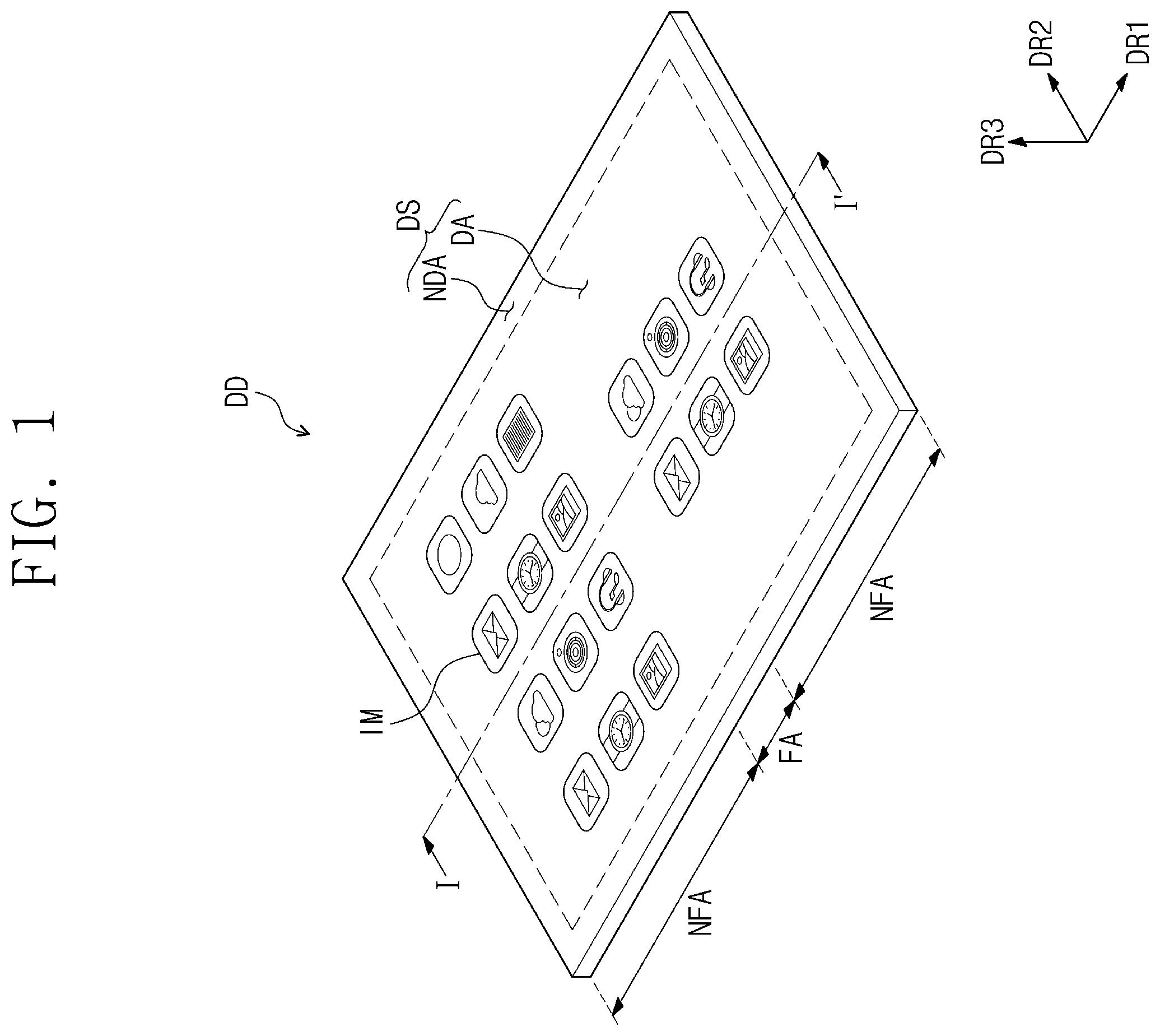 Patent US12129410 — Manufacturing method of adhesive layer and display device comprising the adhesive layer manufactured thereby — Figure 1