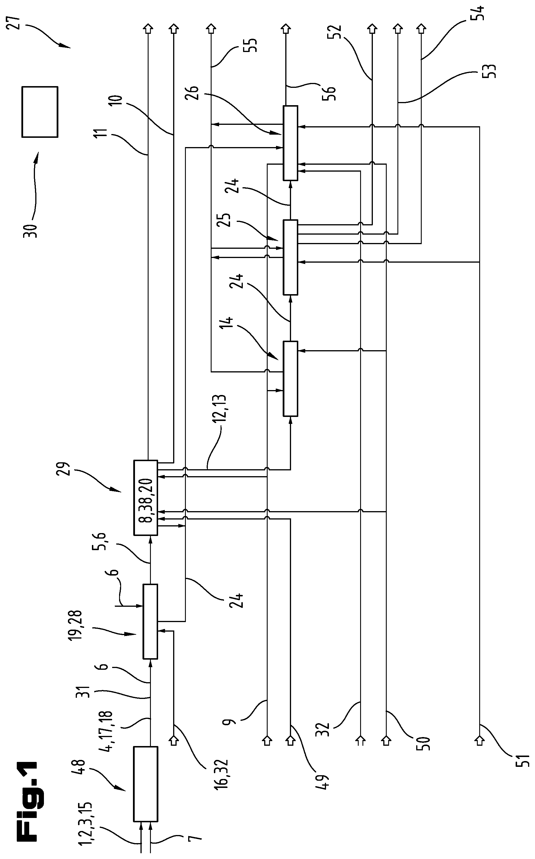 Patent US12129528 — Method and industrial plant for seperating a waste material — Figure 1