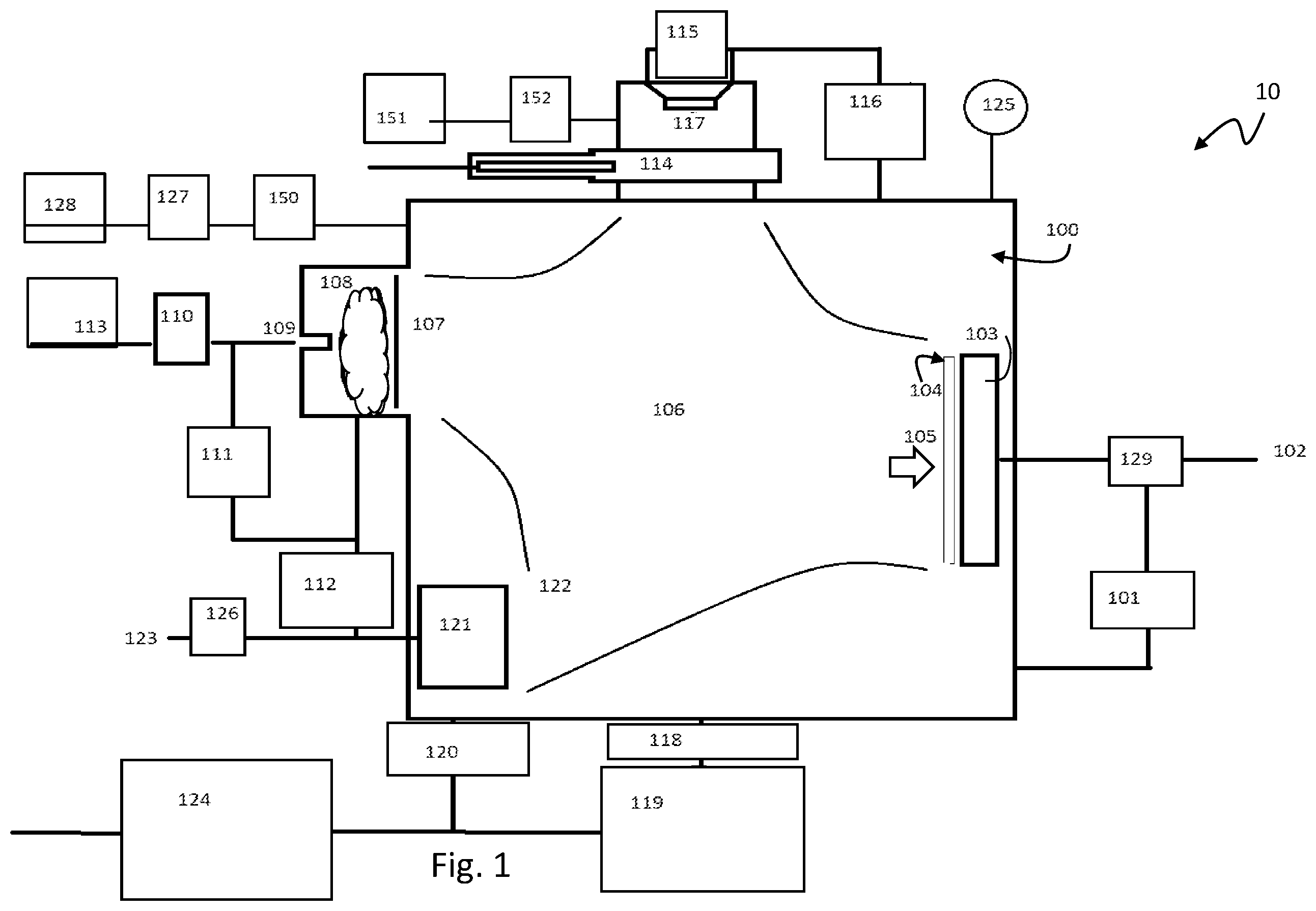 Patent US12129539 — Tetrahedral amorphous hydrogenated carbon and amorphous siloxane diamond-like nanocomposite — Figure 1