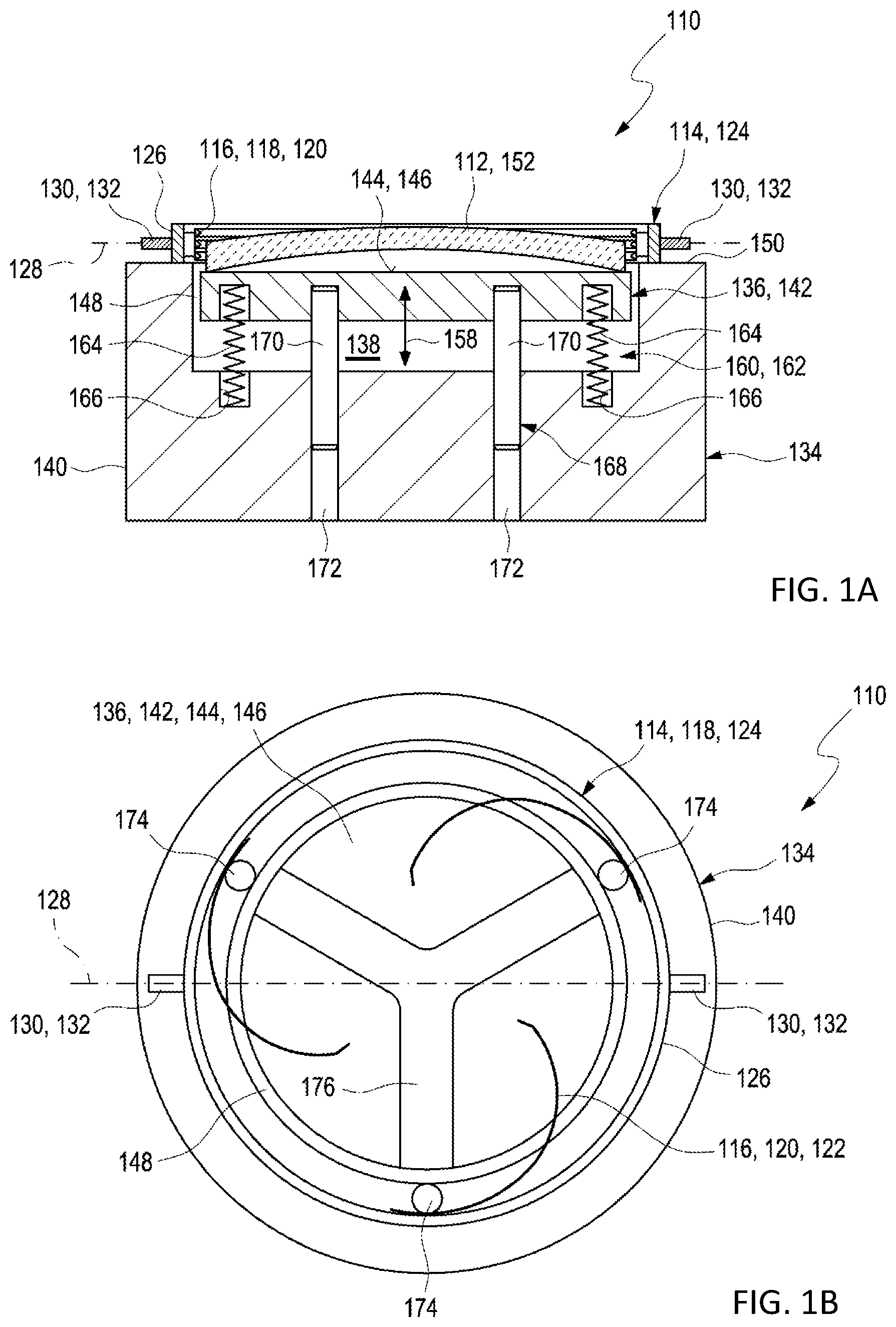 Patent US12129540 — Apparatus and method for introducing an optical lens into a turning device — Figure 1
