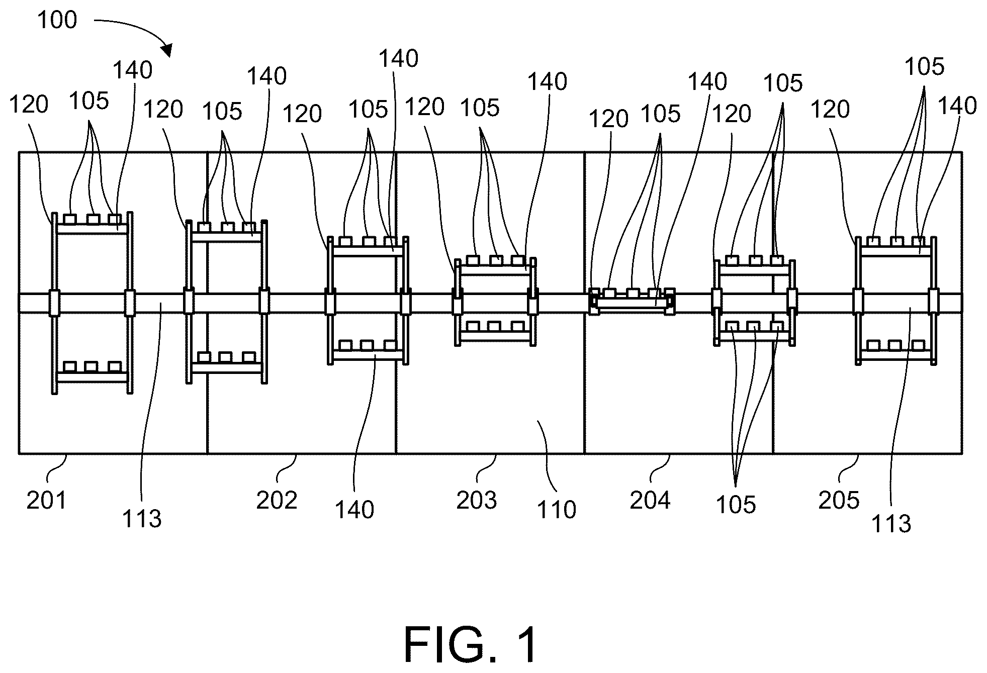 Patent US12129549 — Plasma-enhanced chemical vapor deposition coating system — Figure 1