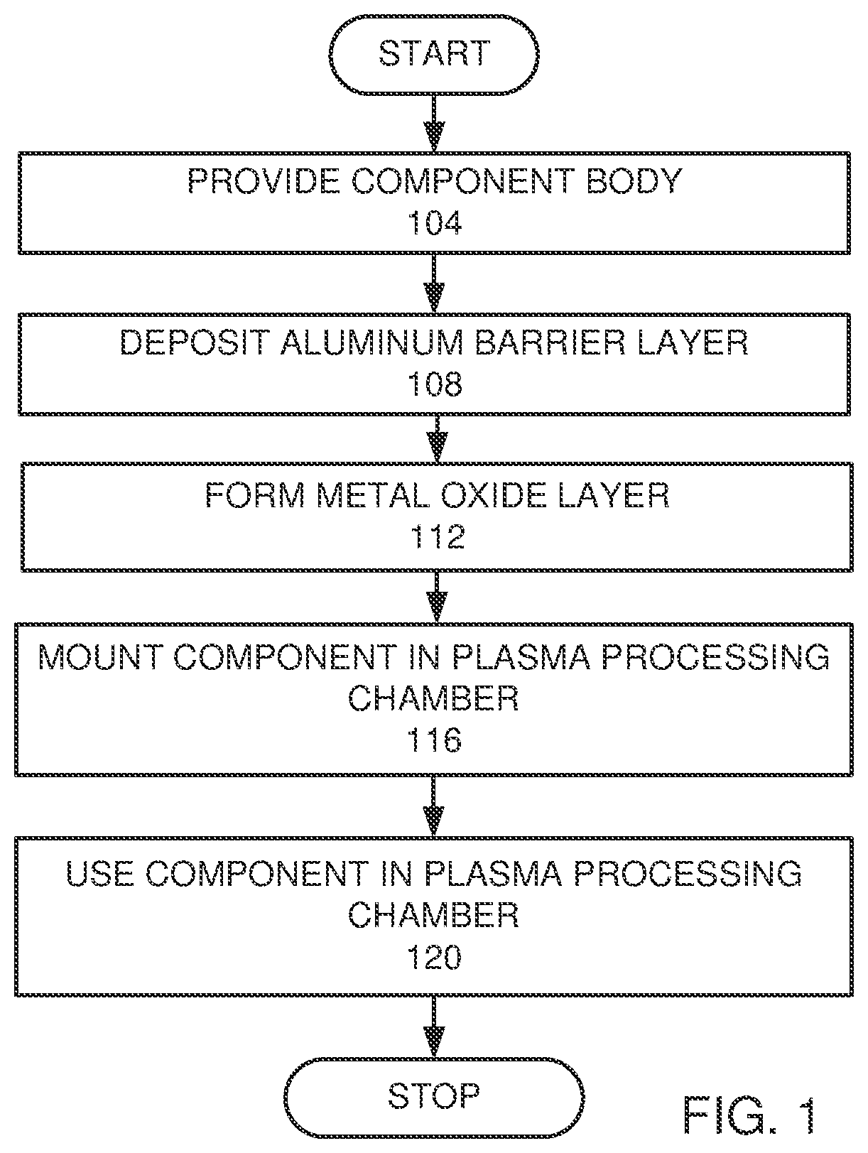 Patent US12129569 — Method for conditioning semiconductor processing chamber components — Figure 1