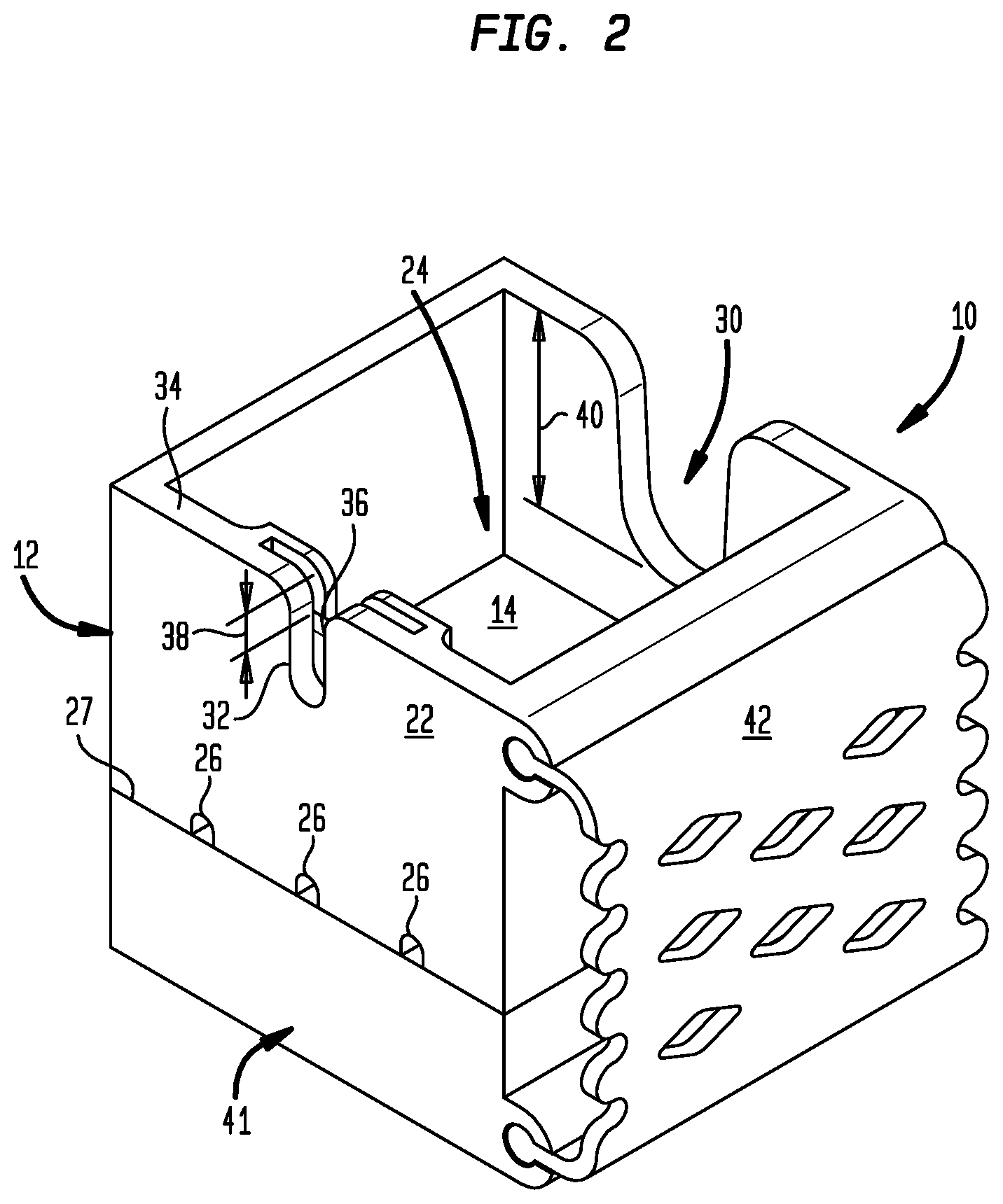 Patent US12129585 Figure 2 – Thread conditioner and cutter