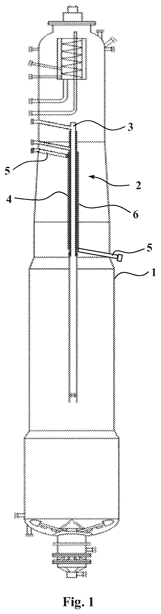 Patent US12129598 — Arrangement for installation of monitoring sensors of a treatment vessel for lignocellulosic material — Figure 1