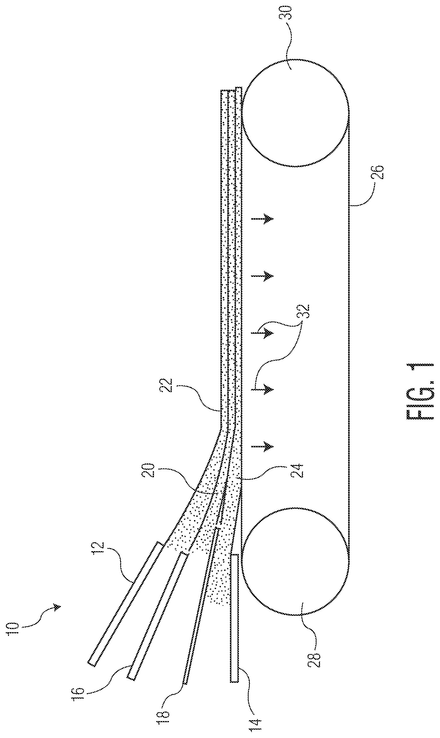 Patent US12129601 — Multi-ply tissue product — Figure 1