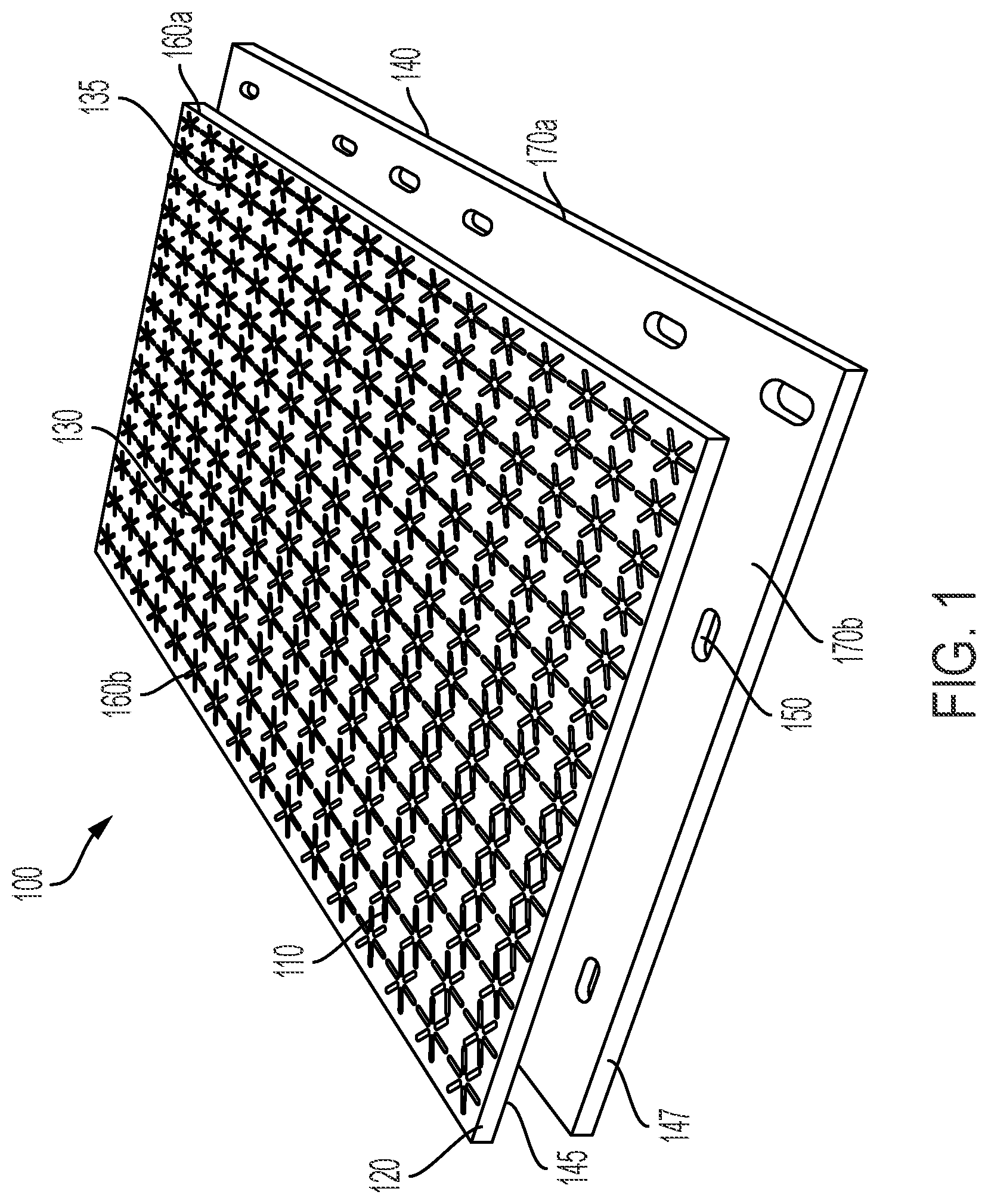Patent US12129605 — Apparatus and method for repairing mats — Figure 1