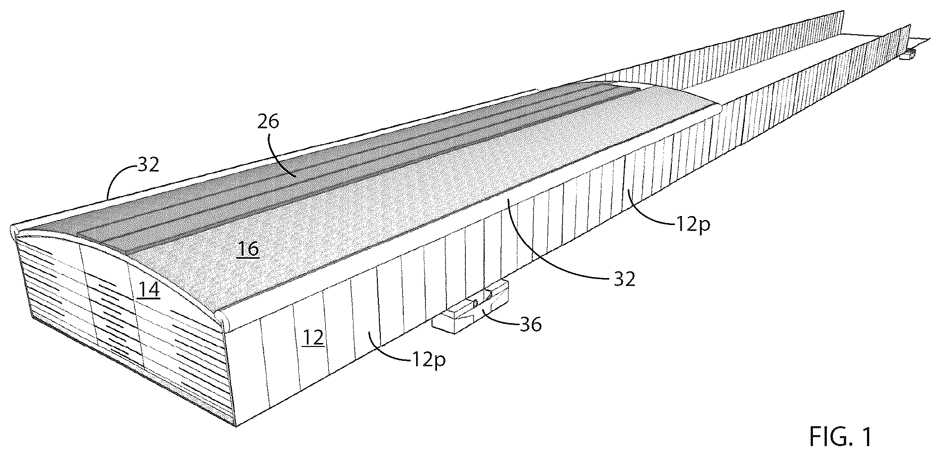 Patent US12129614 — Wall structures with solid-waste fill-material — Figure 1