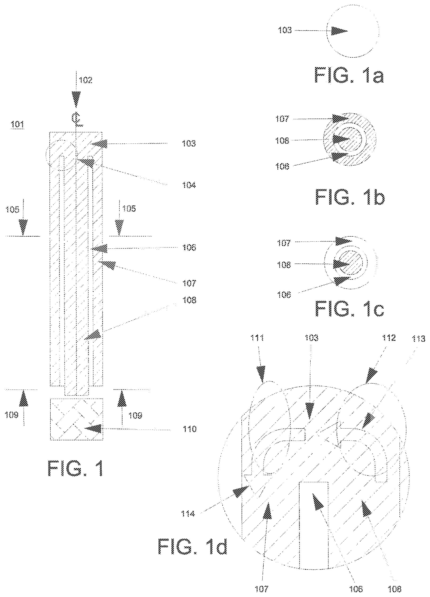 Patent US12129619 — Cleft-mallet — Figure 1