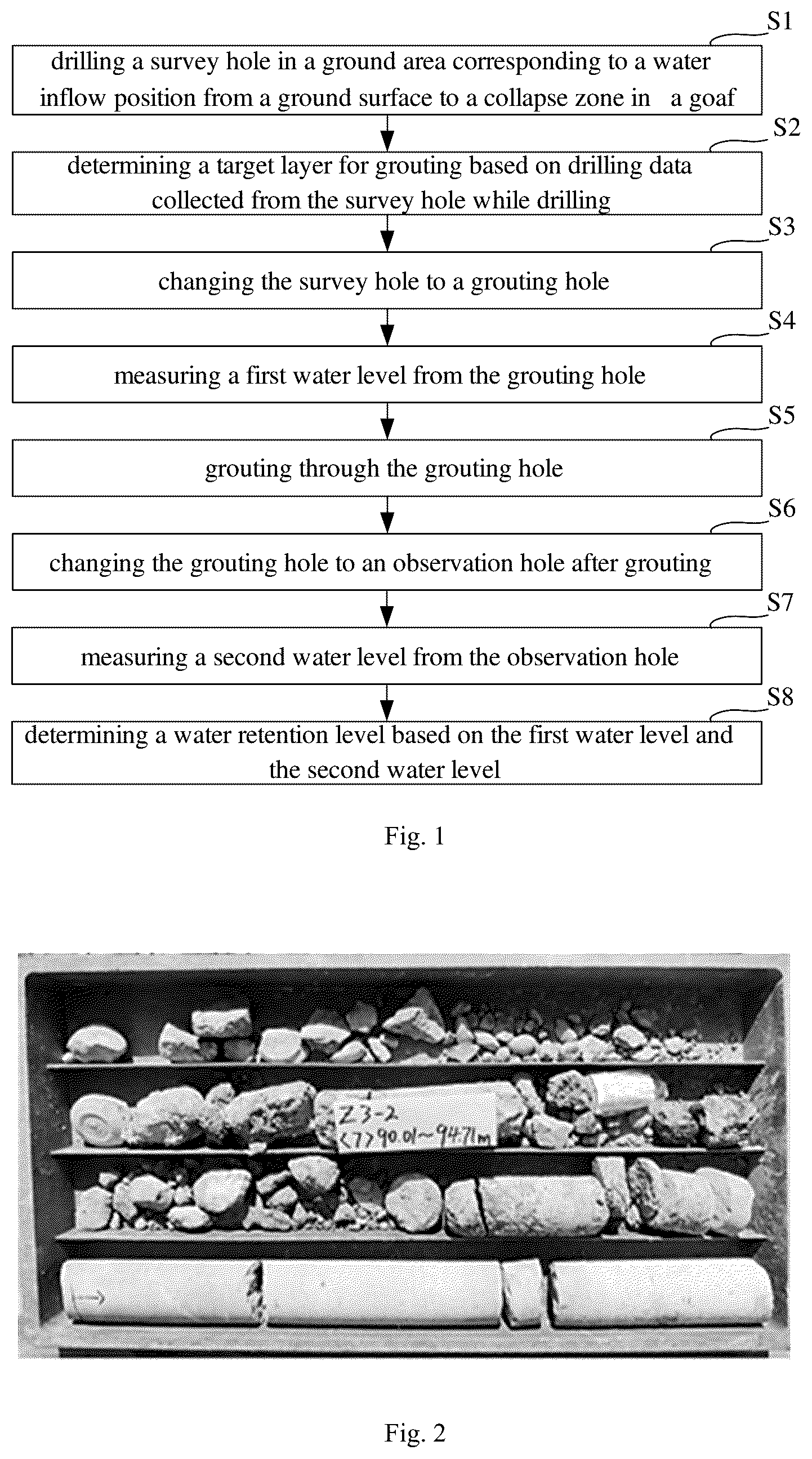 Patent US12129620 Figure 1 – Method for repairing aquifer in coal mine area