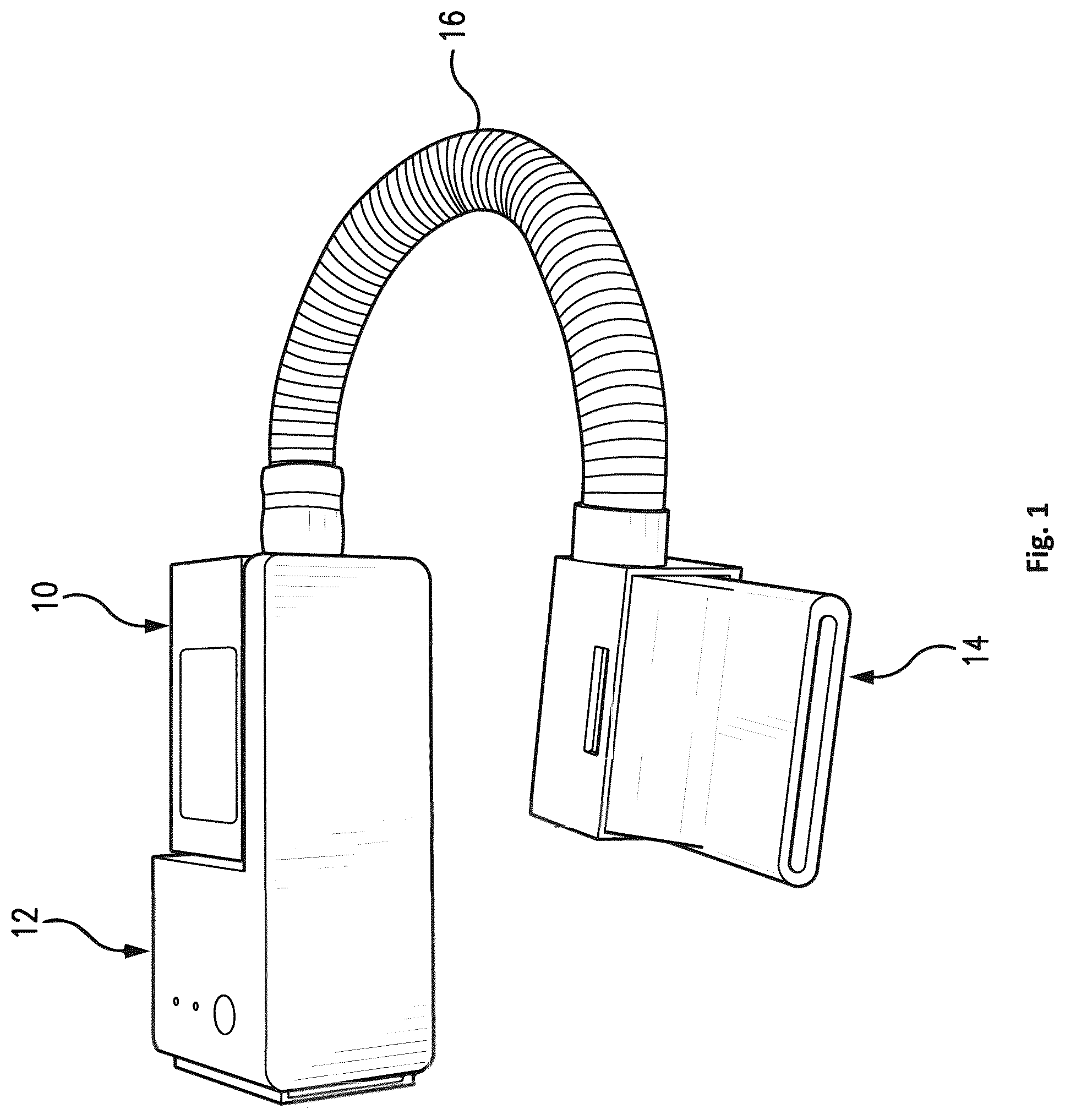 Patent US12129638 — Filtration assembly for reducing malaodors in air and aerosolized waste from toilets — Figure 1