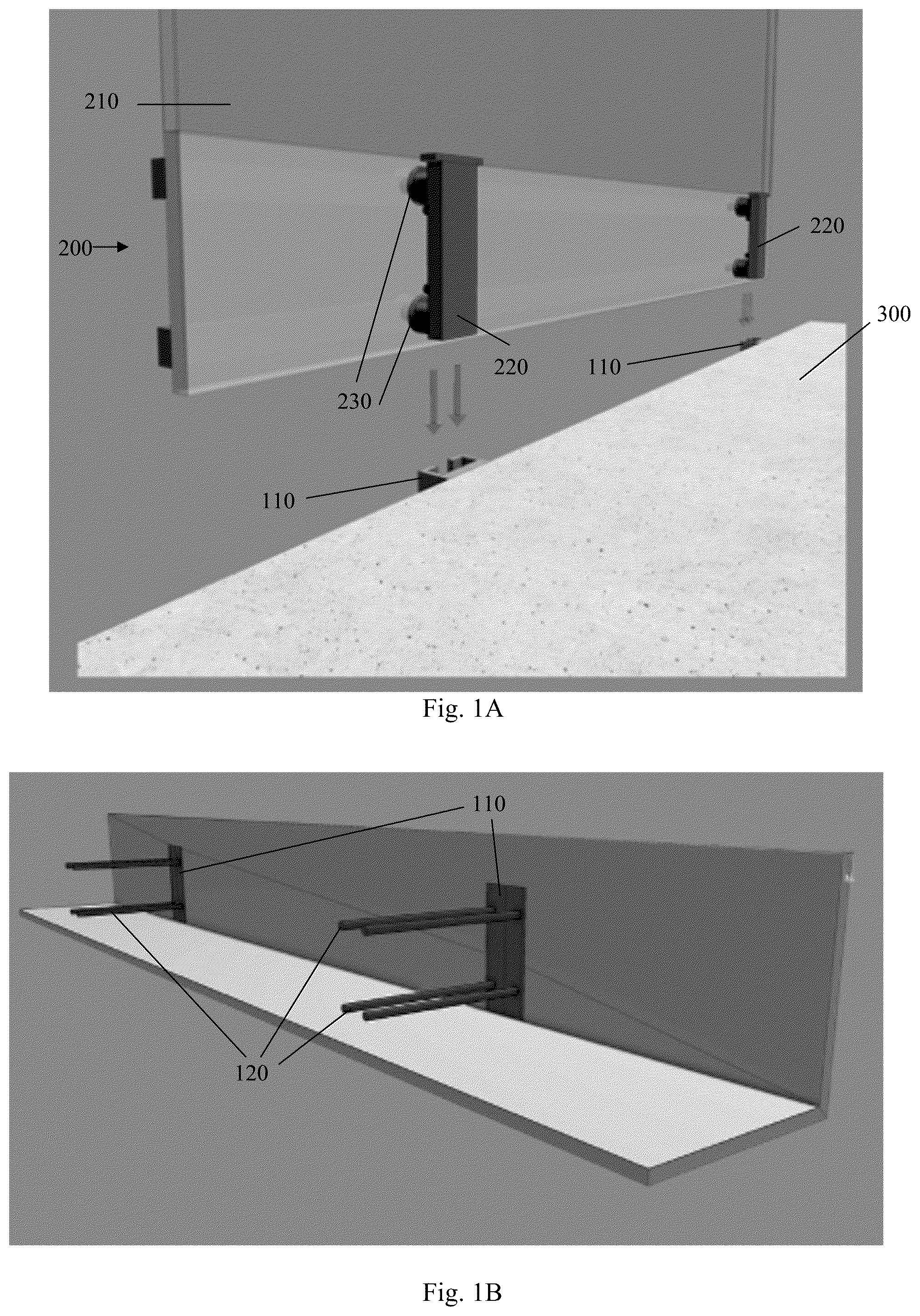 Patent US12129642 Figure 1 – Railing system and method of use thereof