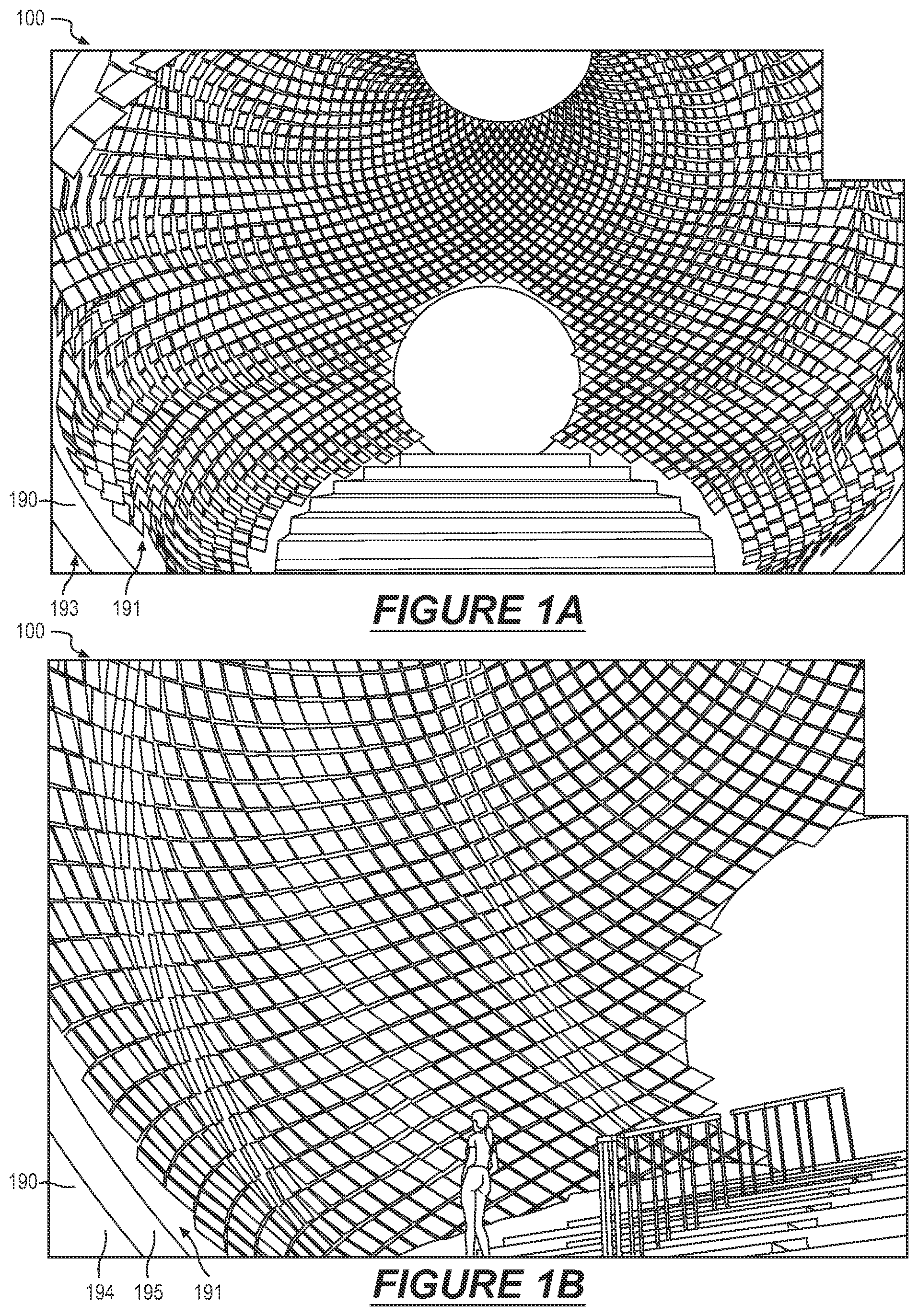 Patent US12129646 — Mechanical non-binary sway tile display — Figure 1