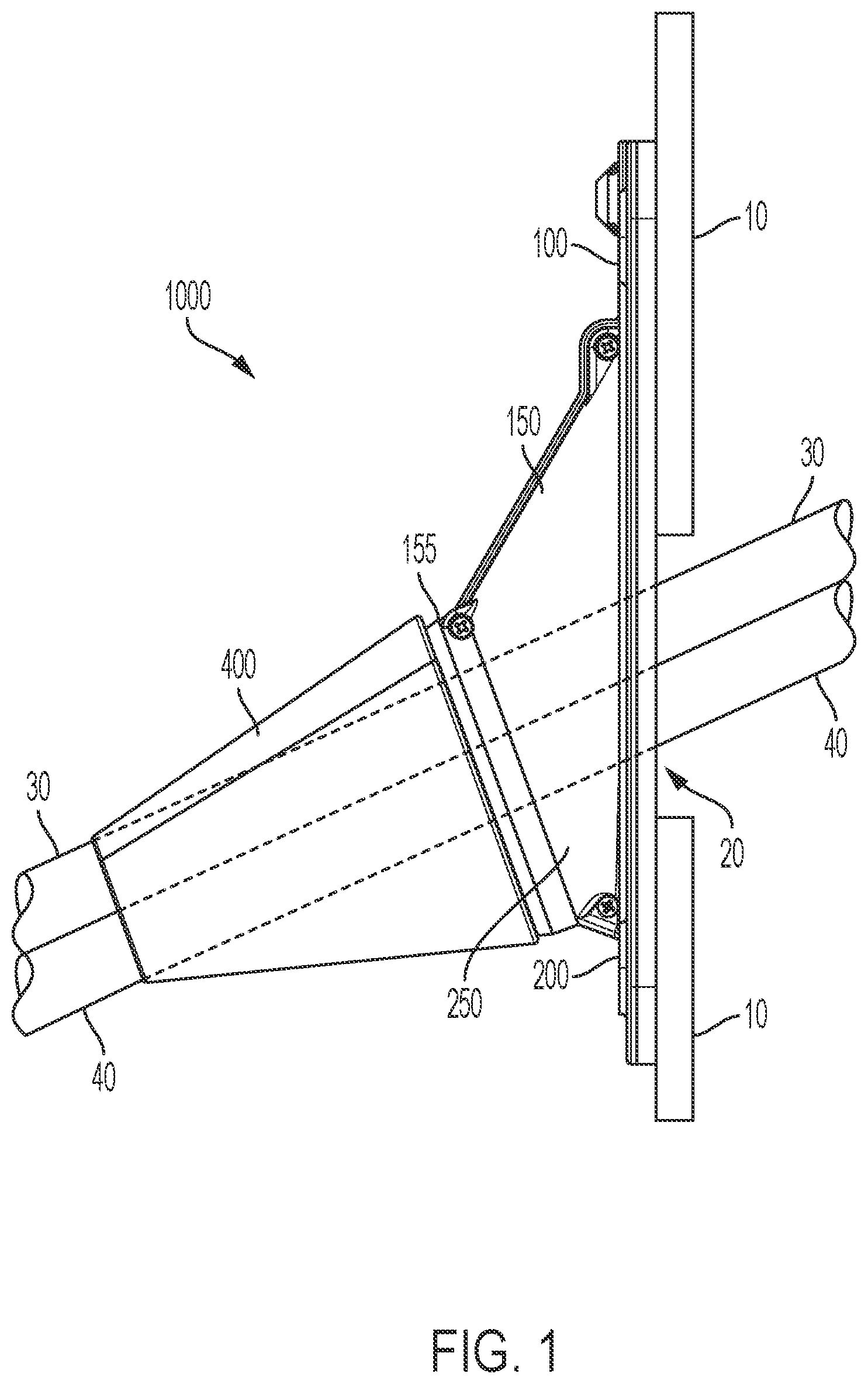 Patent US12129647 — Line set cover — Figure 1