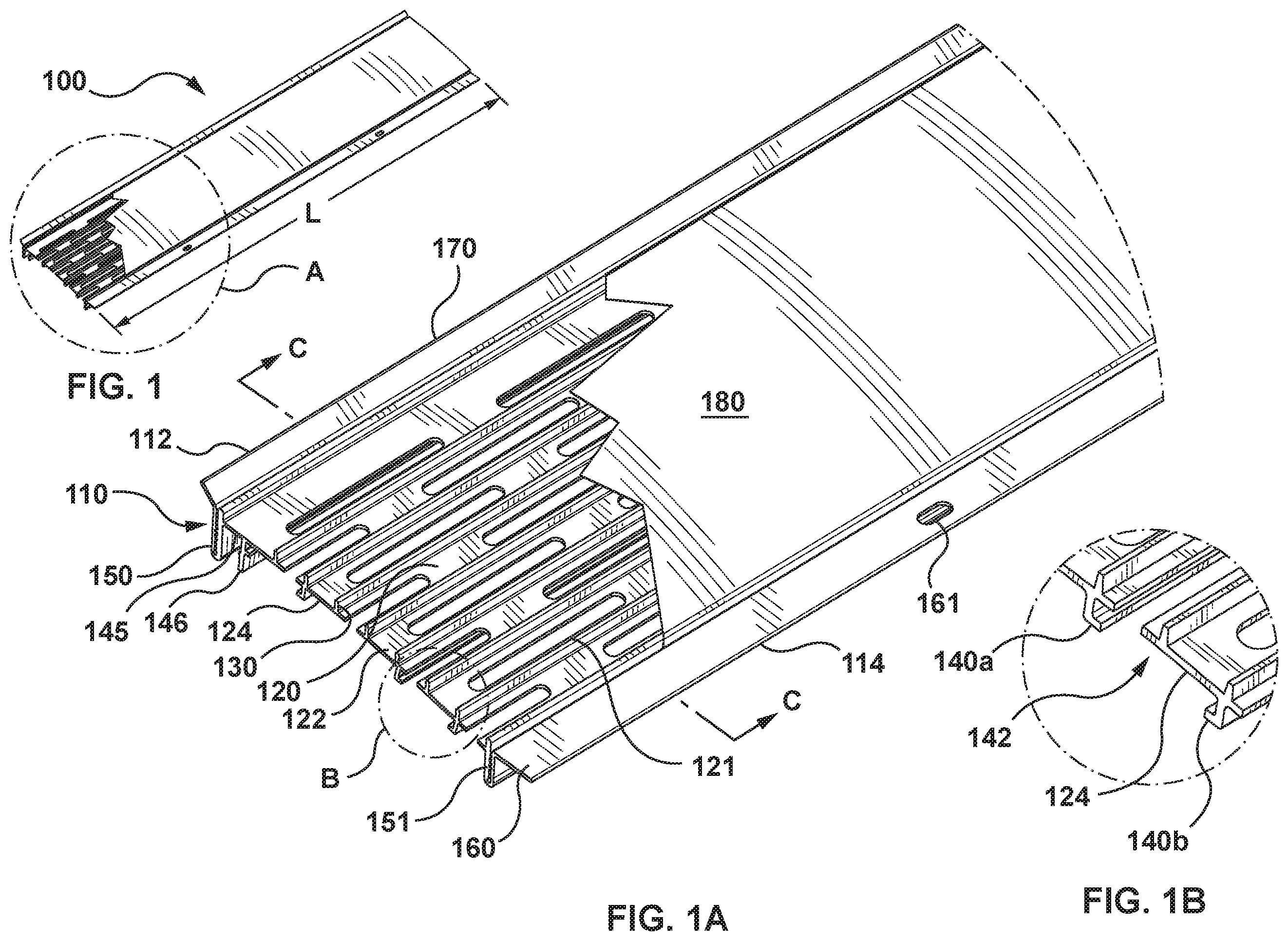 Patent US12129654 — Eavestrough debris guard — Figure 1
