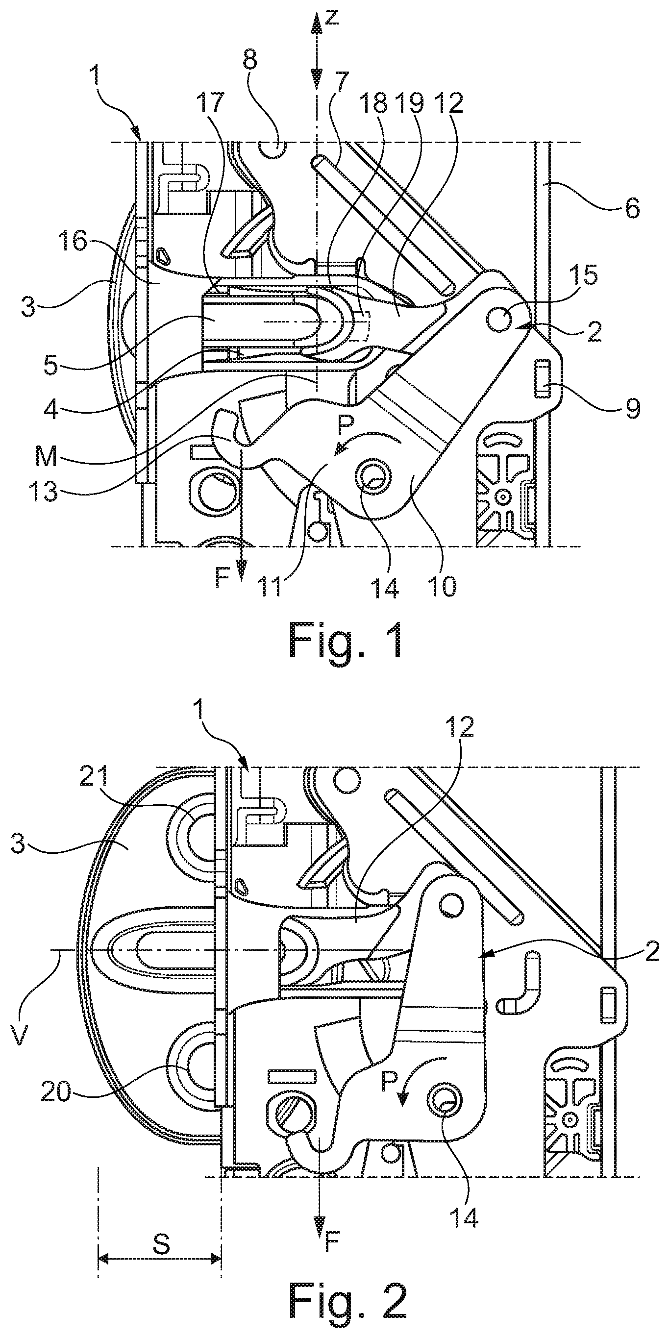Patent US12129688 — Door holder for a motor vehicle — Figure 1