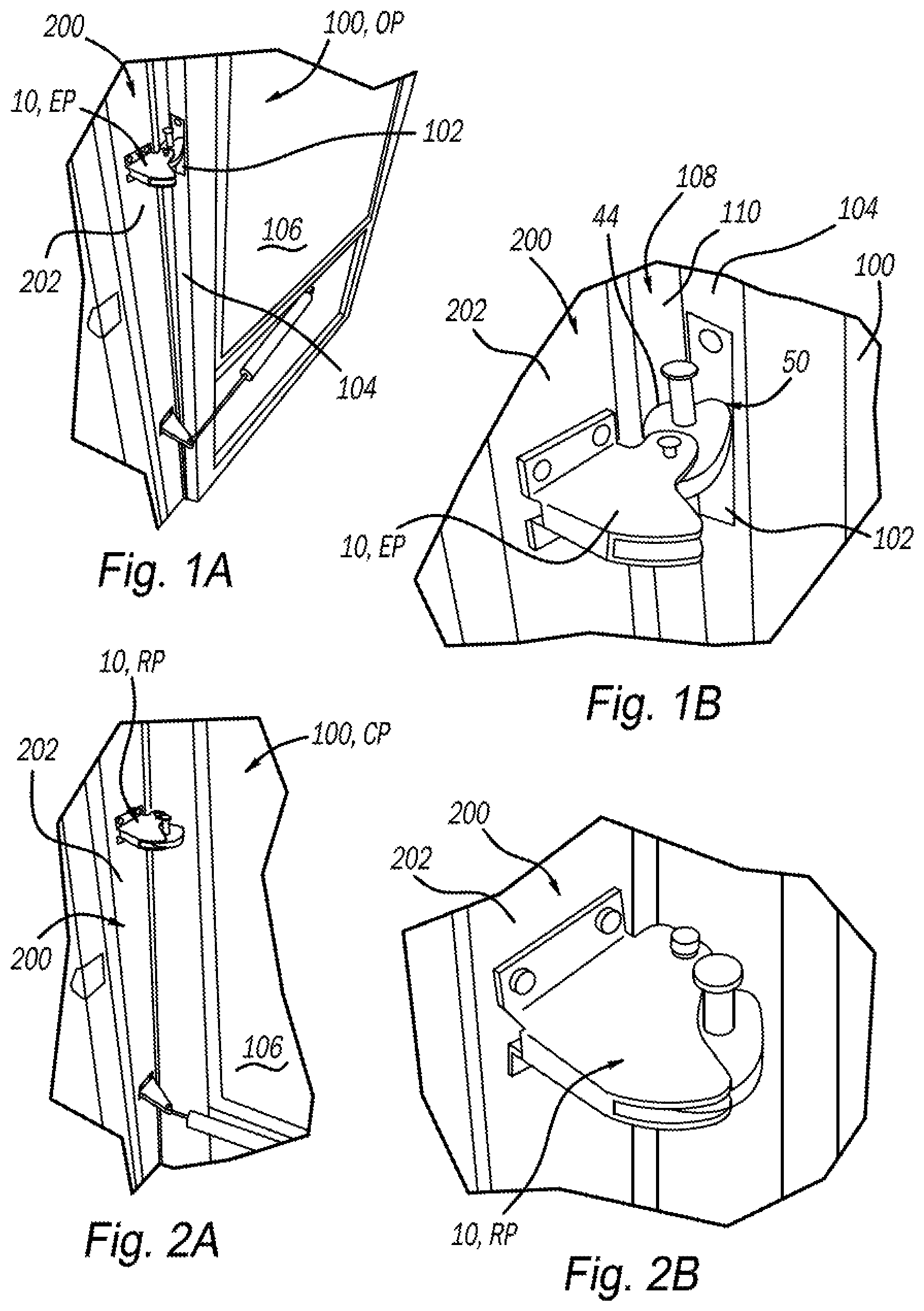 Patent US12129695 — Door stop mechanism — Figure 1