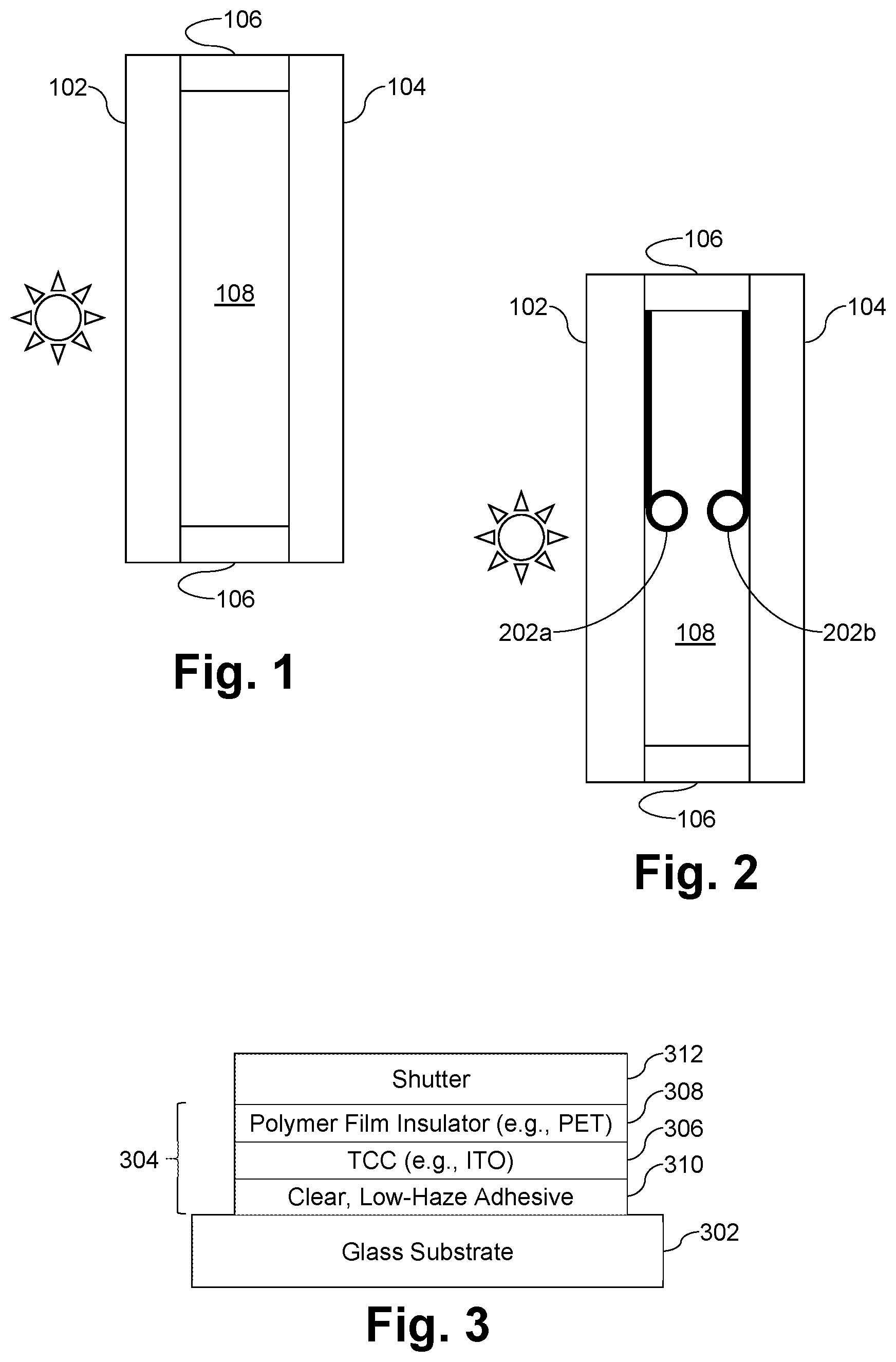 Patent US12129709 — Control circuitry for dynamic shade with electrostatic holding, and/or associated methods — Figure 1