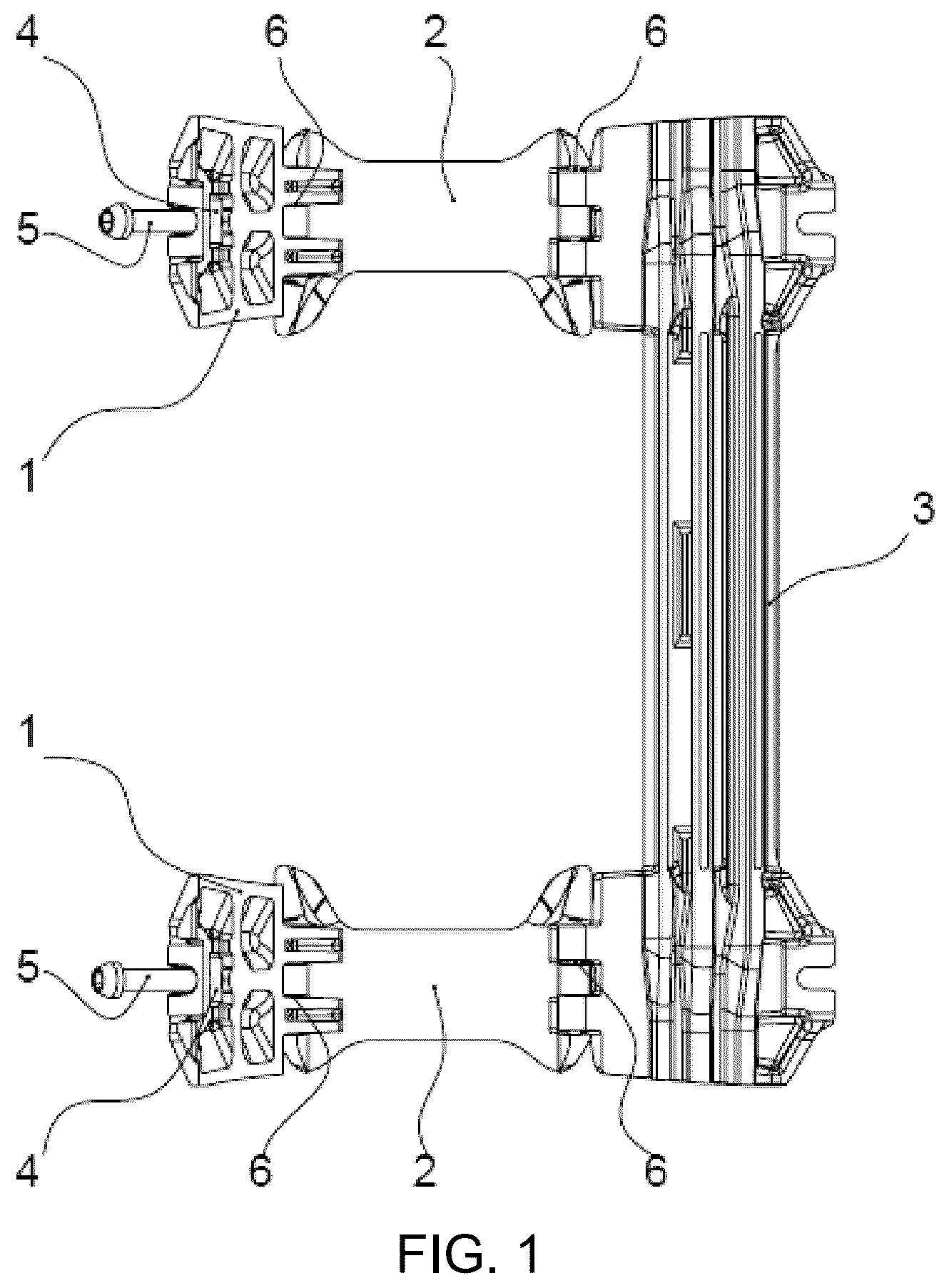Patent US12129715 — Apparatus for protecting and attaching cable to pipes — Figure 1
