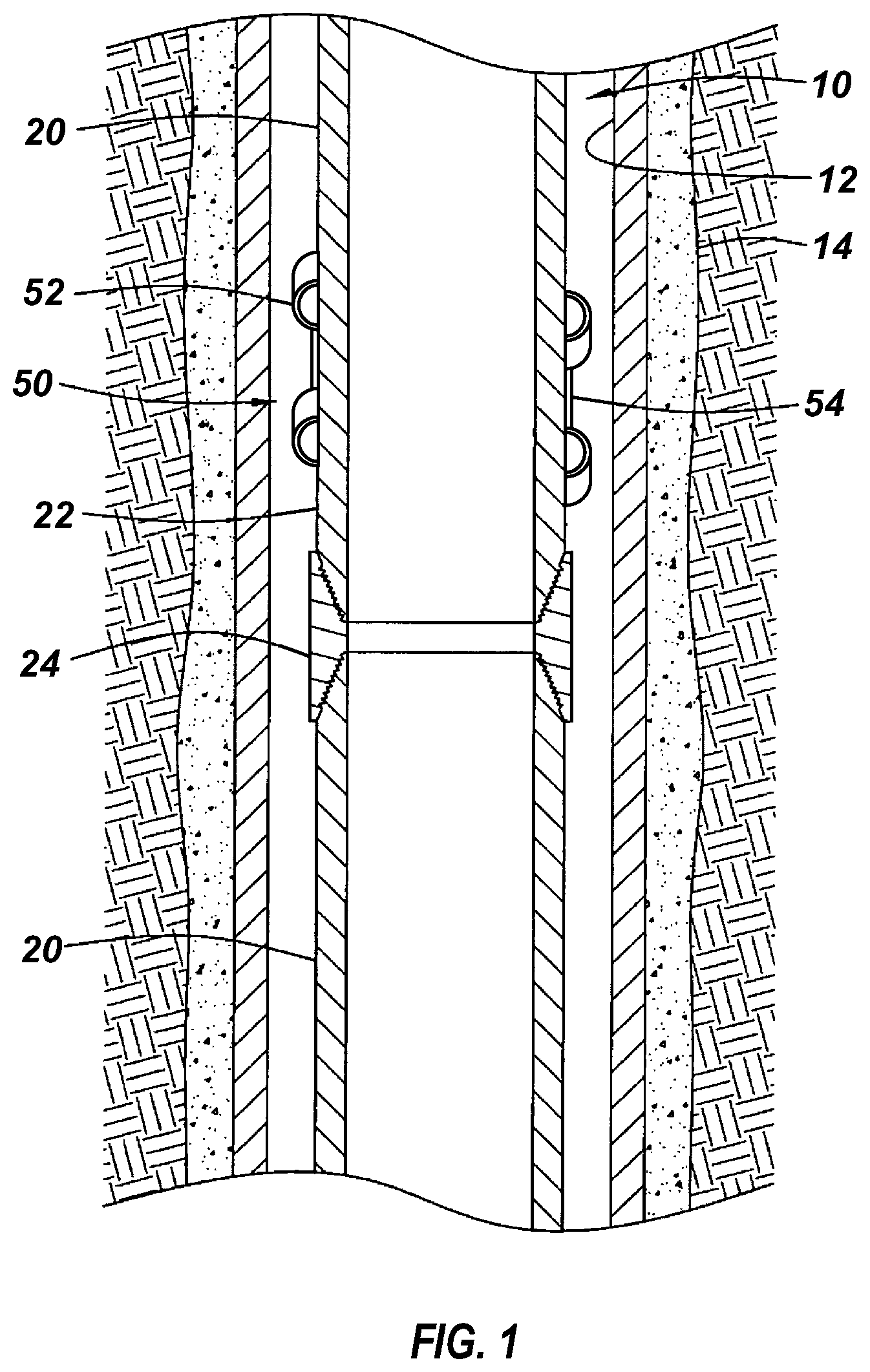 Patent US12129718 — Apparatus and method to form centralizer blades on wellbore tubular — Figure 1