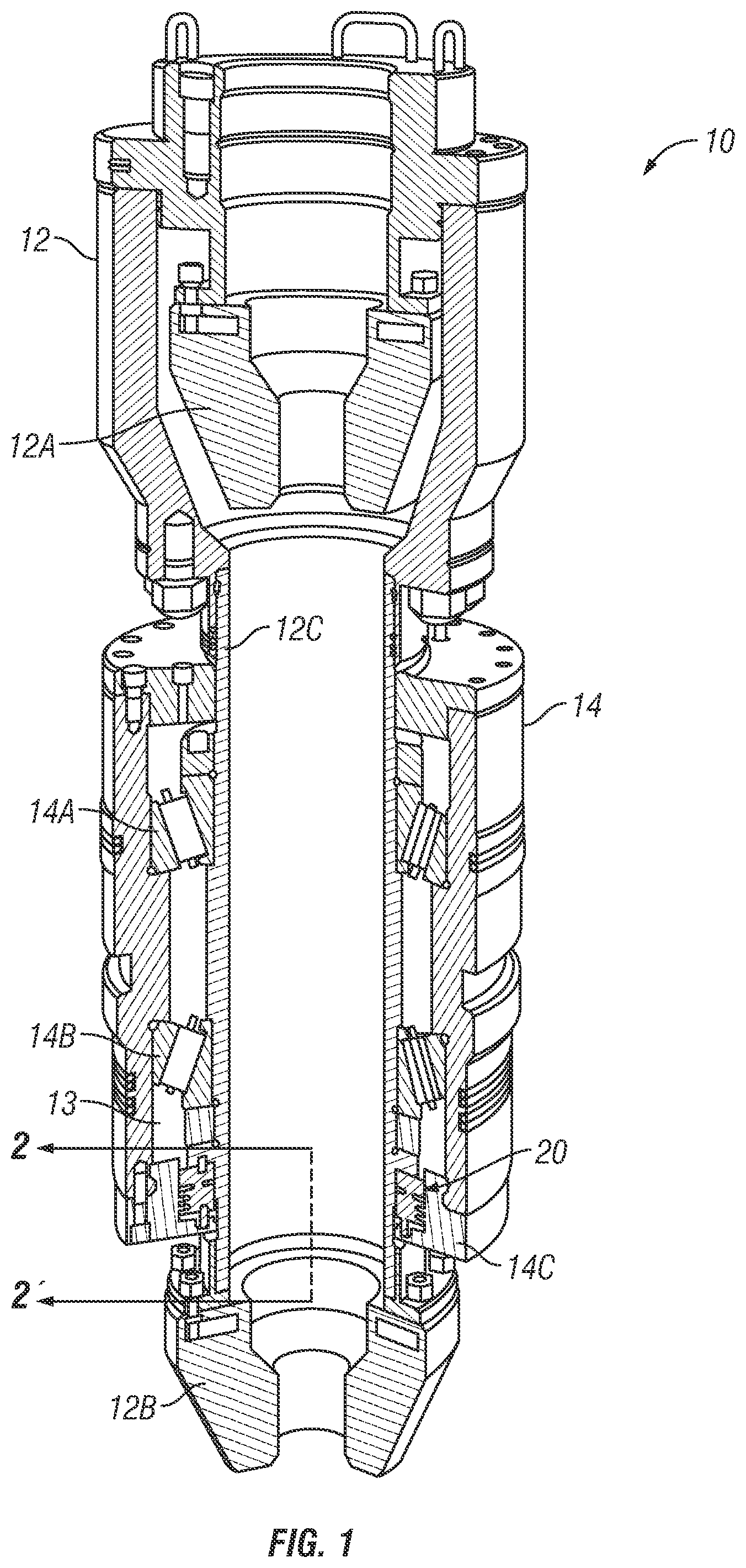 Patent US12129732 — Rotating control device having improved seal — Figure 1