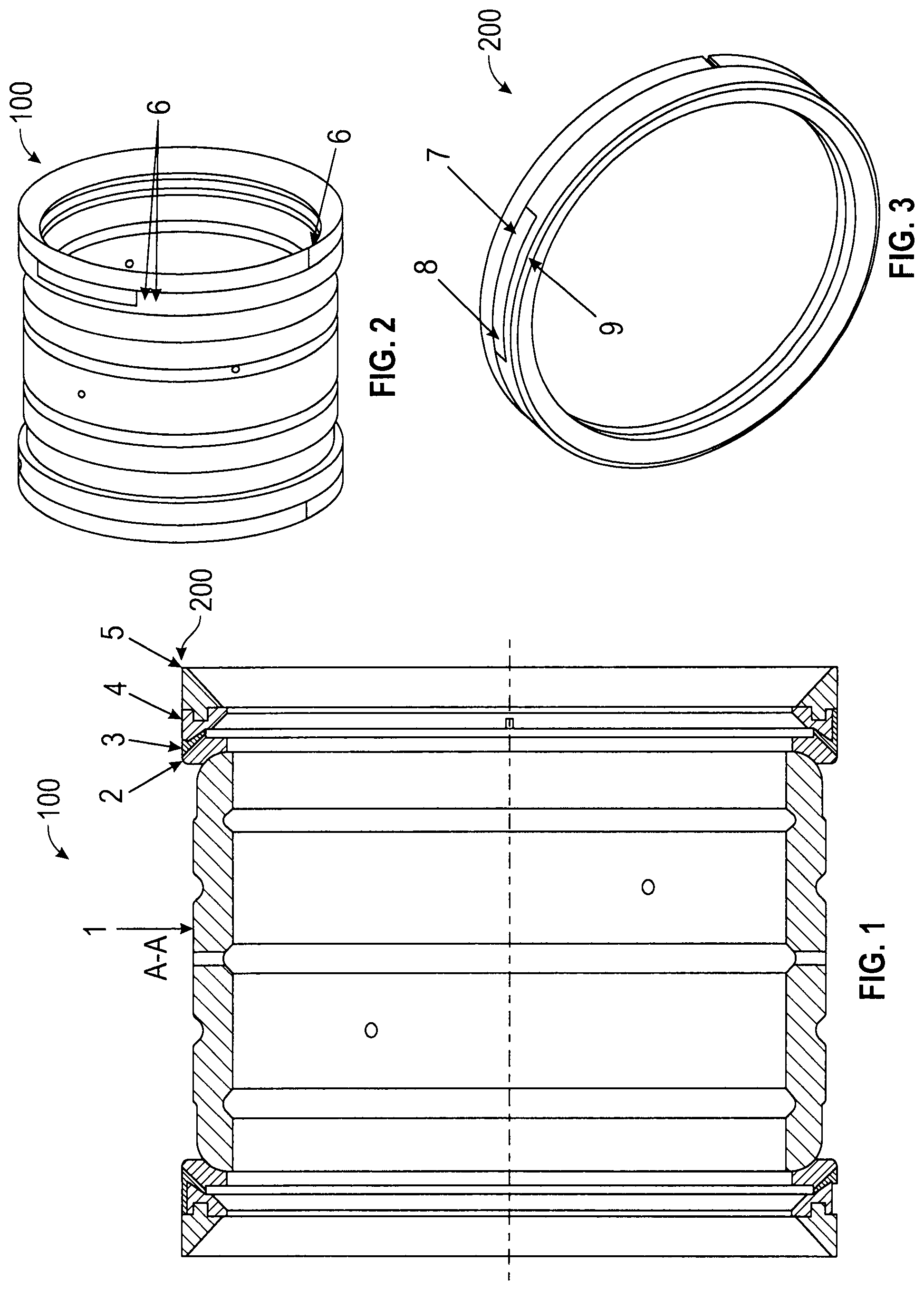 Patent US12129734 — Back-up ring system for elastomeric sealing elements — Figure 1