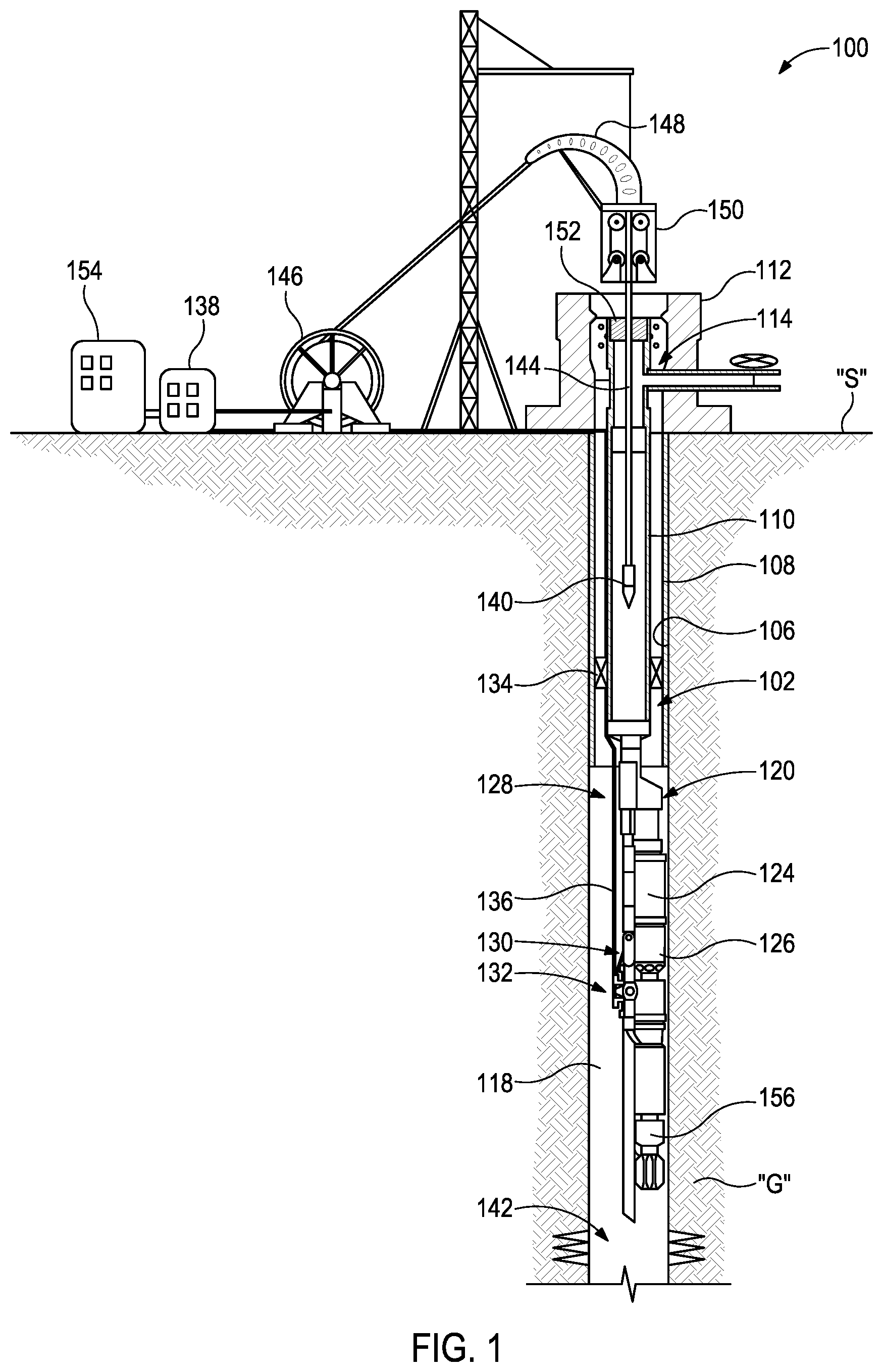 Patent US12129748 — Electrical submersible pump Y-tool with permanent coiled tubing plug and millable ball valve — Figure 1
