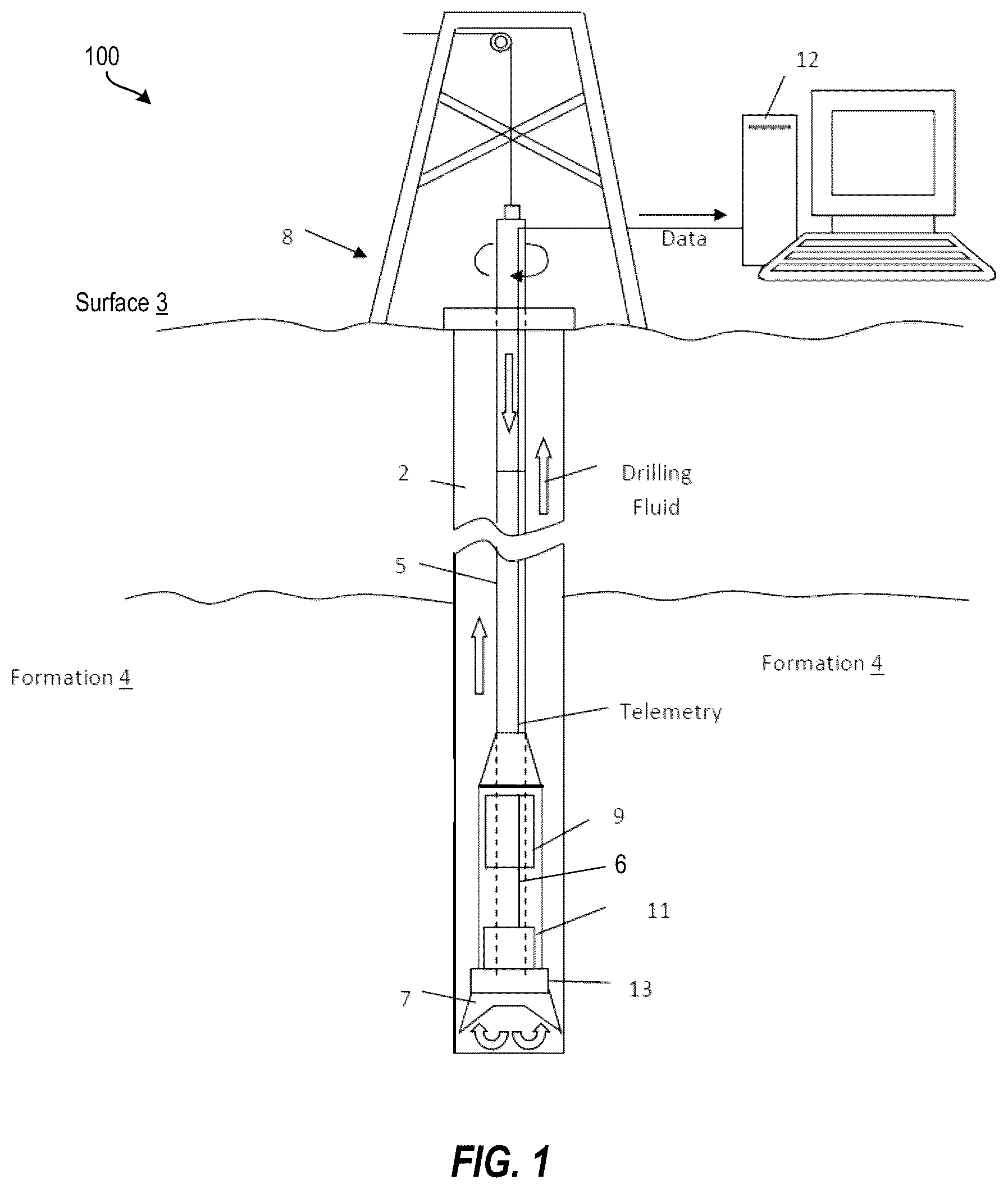 Patent US12129751 — Adaptive trajectory control for automated directional drilling — Figure 1