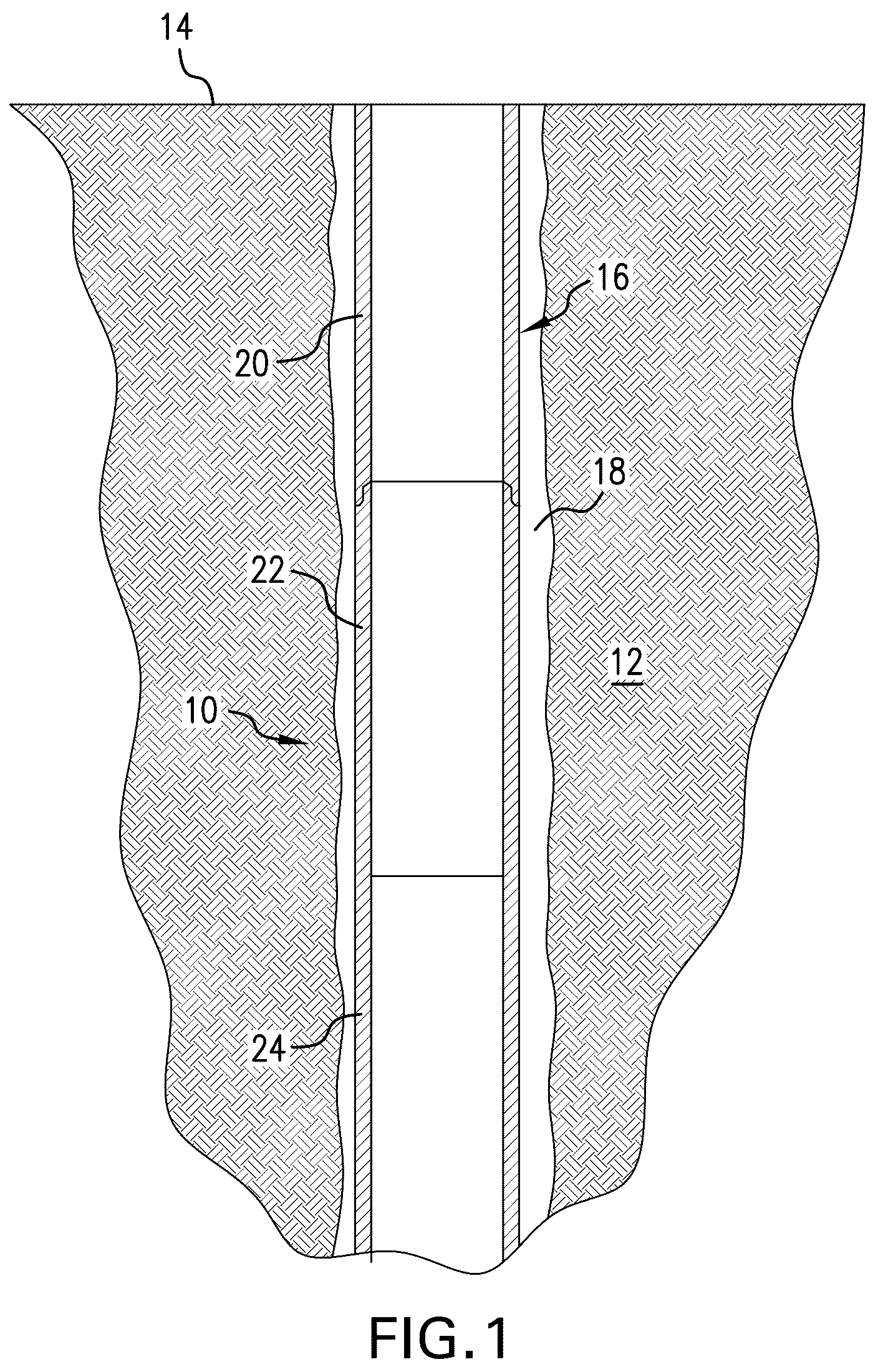 Patent US12129756 Figure 1 – Casing-embedded fiber-optics telemetry for real-time well integrity monitoring
