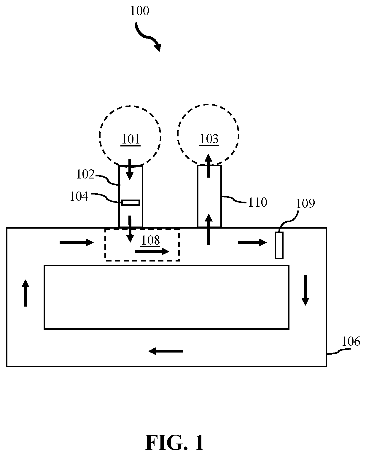 Patent US12129772 — Induced flow generator apparatus for power generation — Figure 1