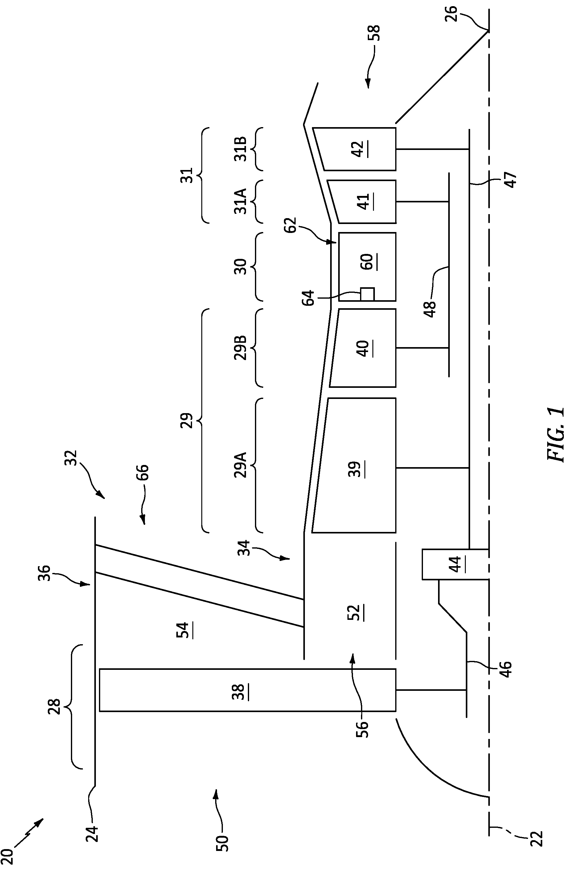 Patent US12129788 — Introducing steam with quench air into turbine engine combustor — Figure 1