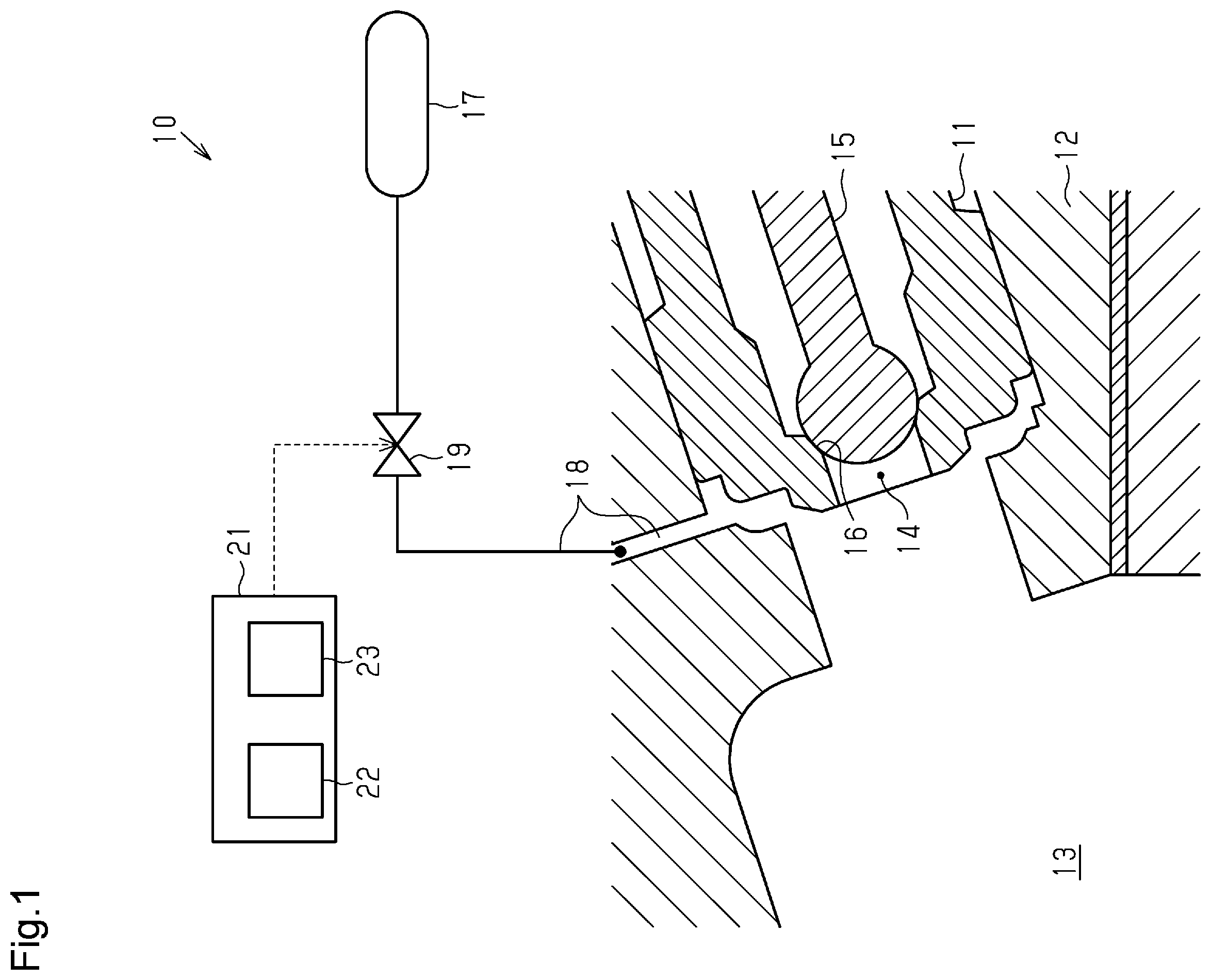 Patent US12129817 — Internal combustion engine — Figure 1