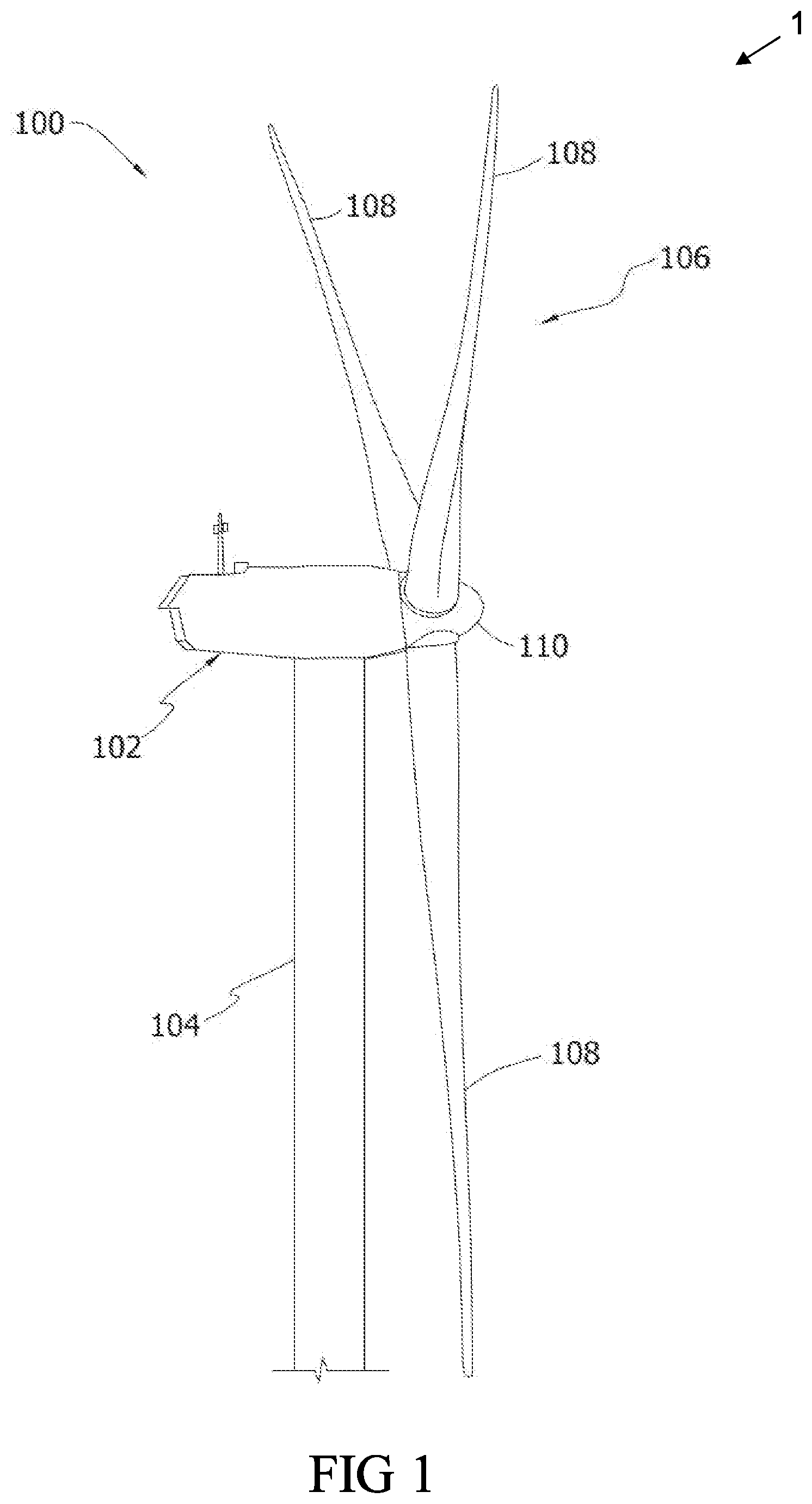 Patent US12129828 — Method for operating a wind turbine, and a power plant — Figure 1