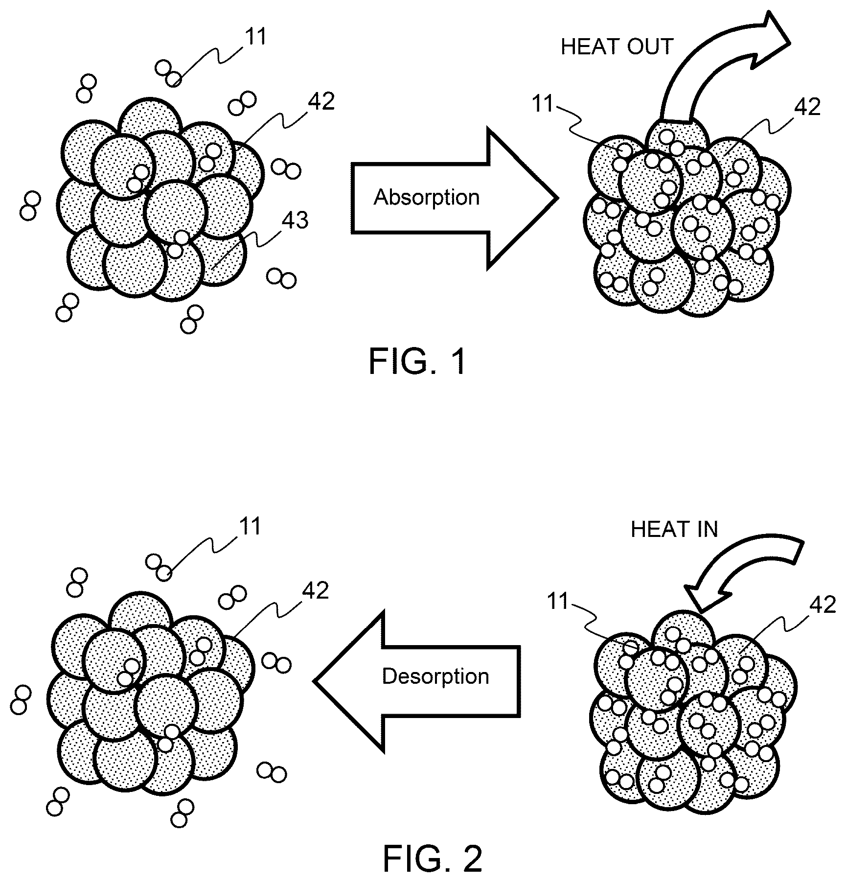 Patent US12129837 — Advanced metal hydride heat transfer system utilizing an electrochemical hydrogen compressor — Figure 1