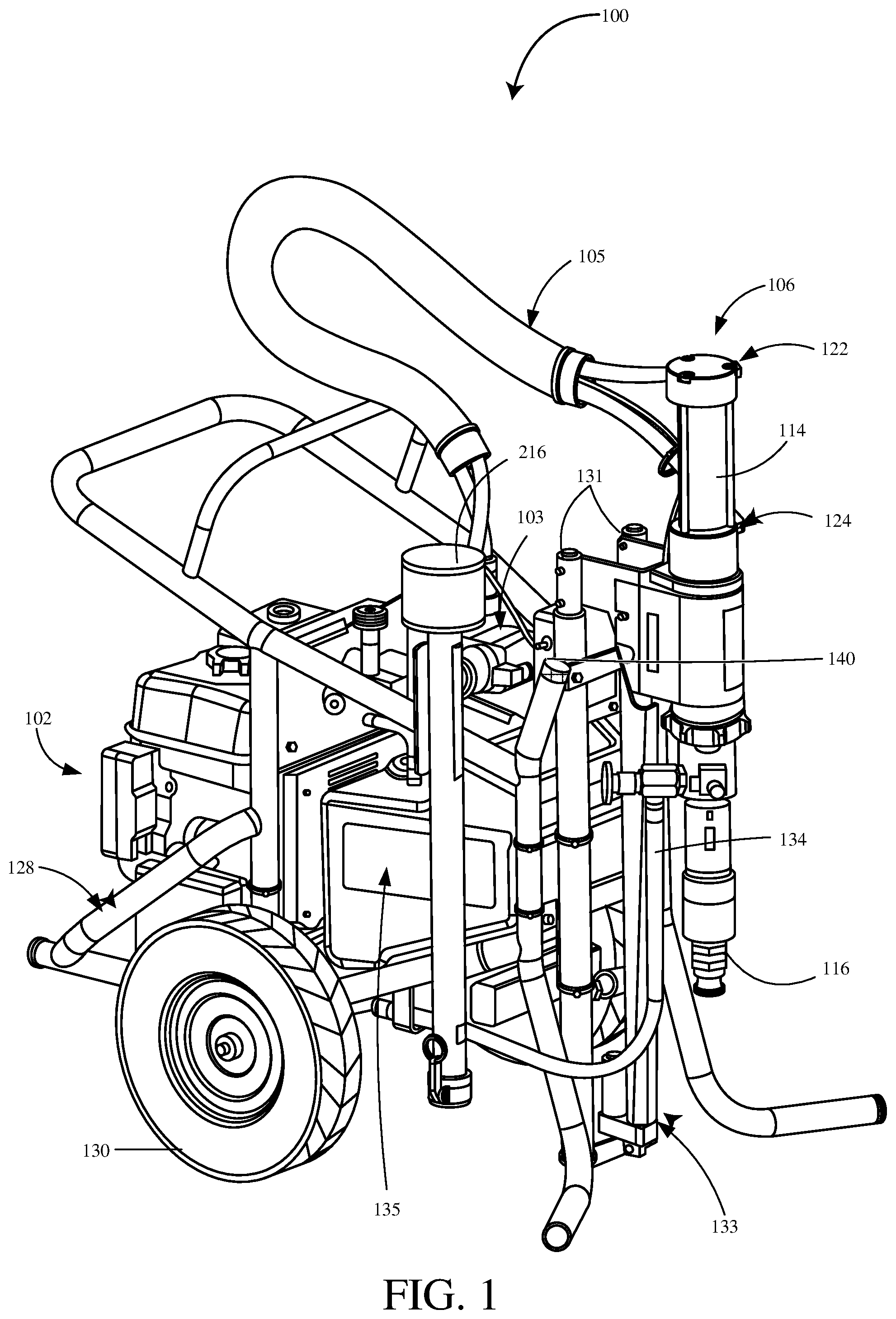 Patent US12129839 — Piston coupler for a reciprocating pump — Figure 1