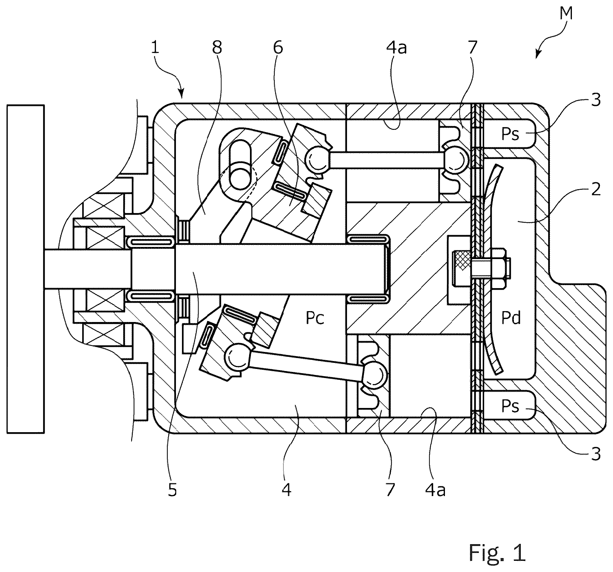 Patent US12129840 — Capacity control valve — Figure 1