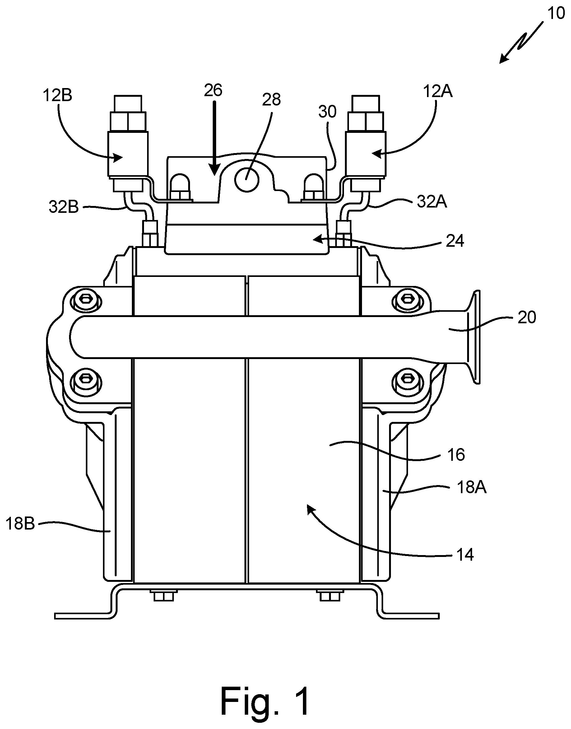 Patent US12129843 — Breather valve — Figure 1