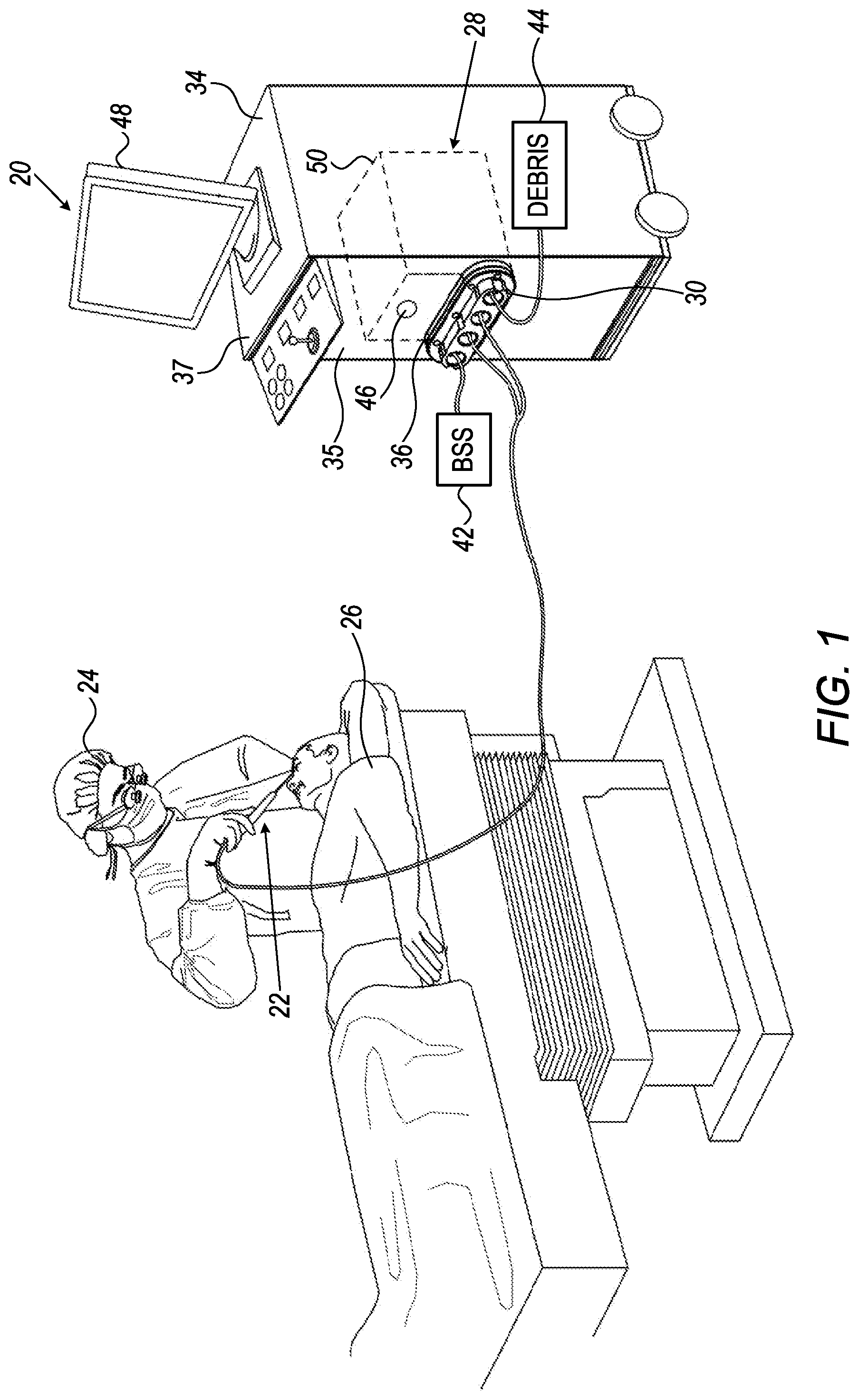 Patent US12129848 — Disposable pump cartridge — Figure 1