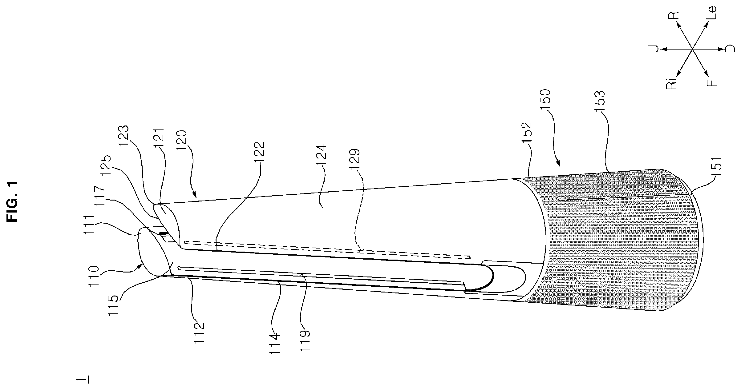 Patent US12129862 Figure 1 – Blower