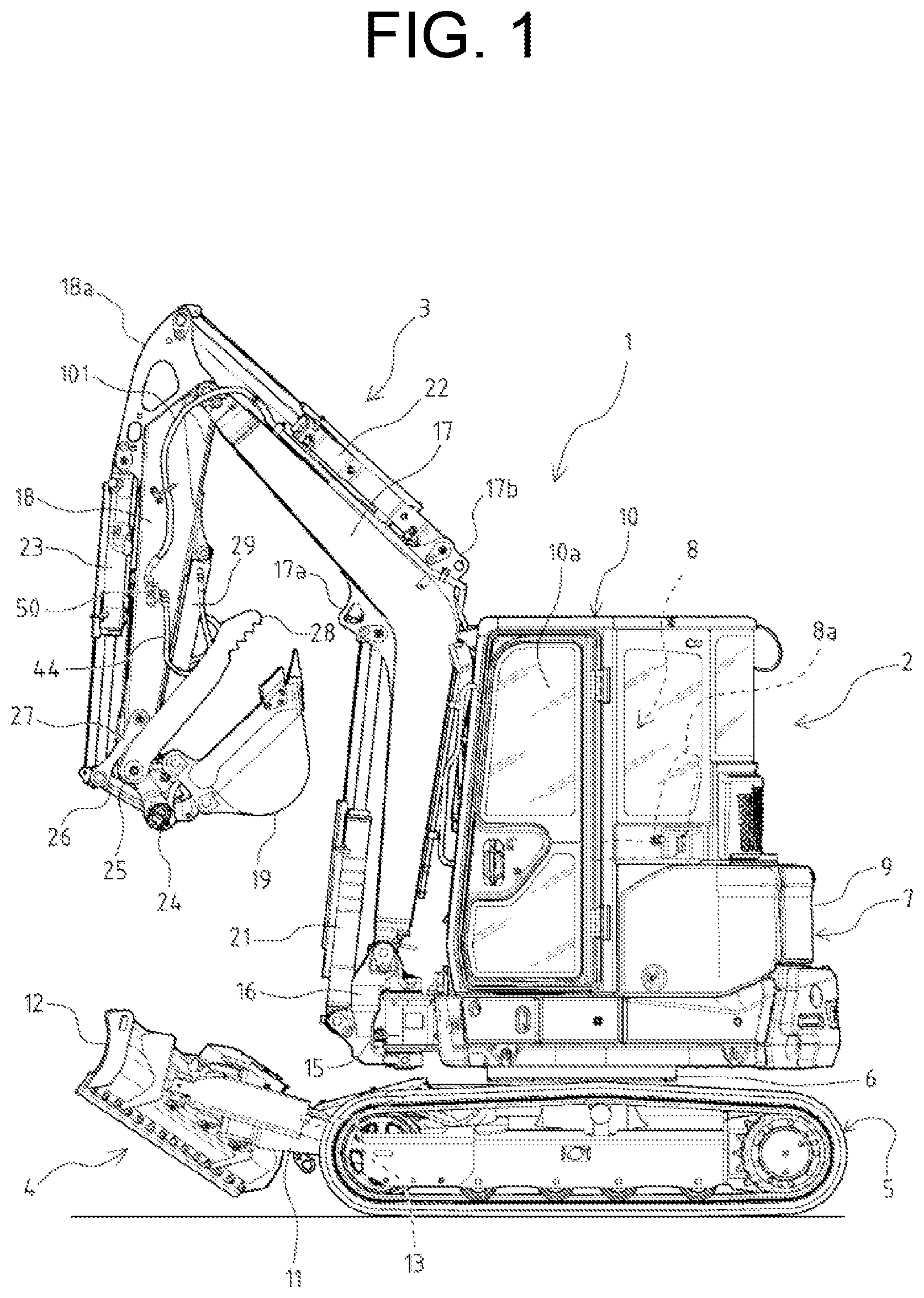 Patent US12129875 — Flow path switching valve, and construction machine equipped with same — Figure 1