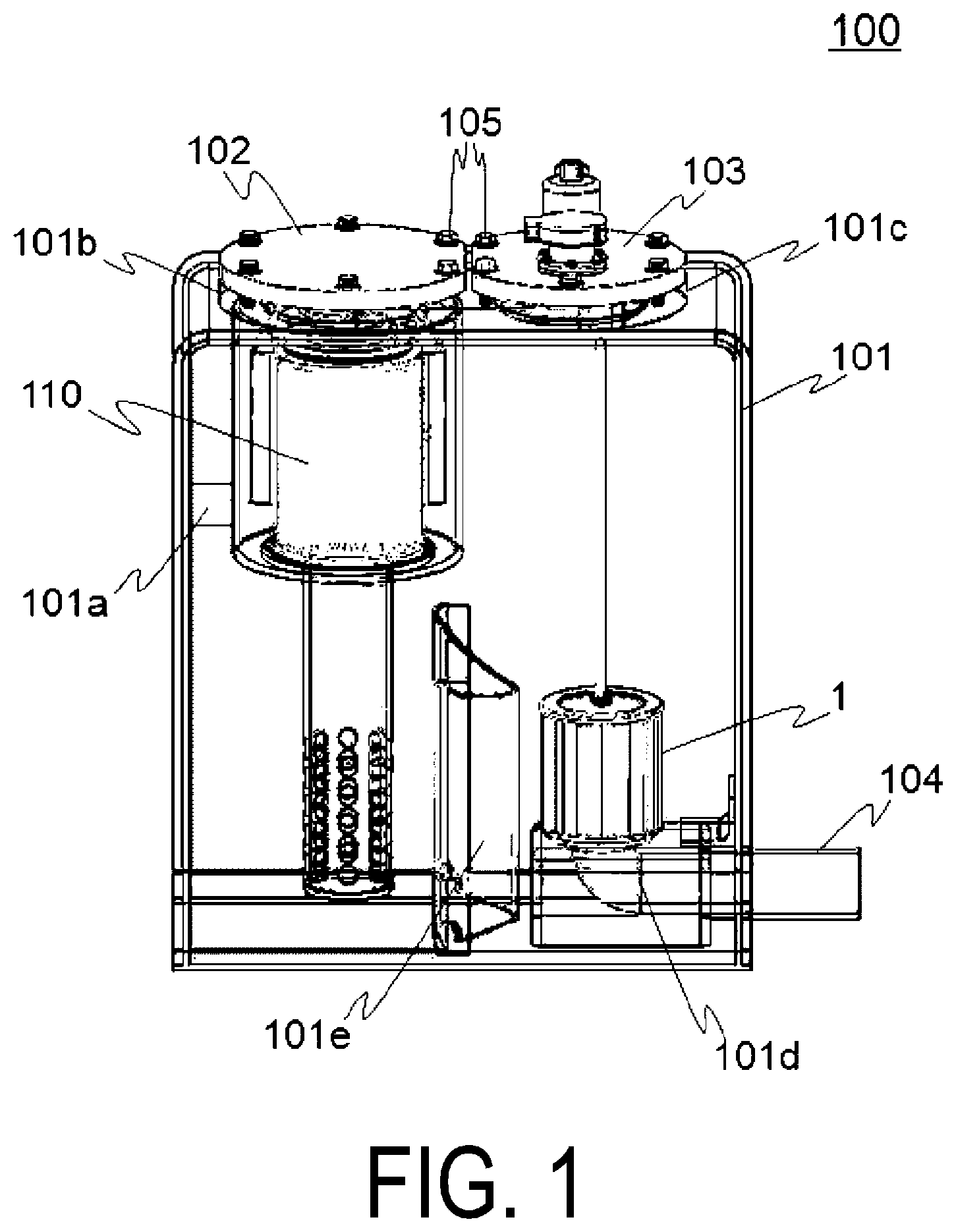 Patent US12129879 — Suction strainer — Figure 1