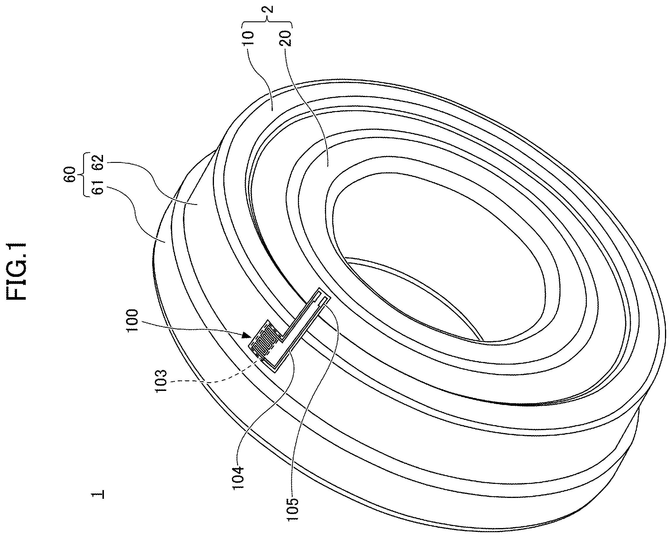 Patent US12129888 Figure 1 – Rolling bearing holder unit