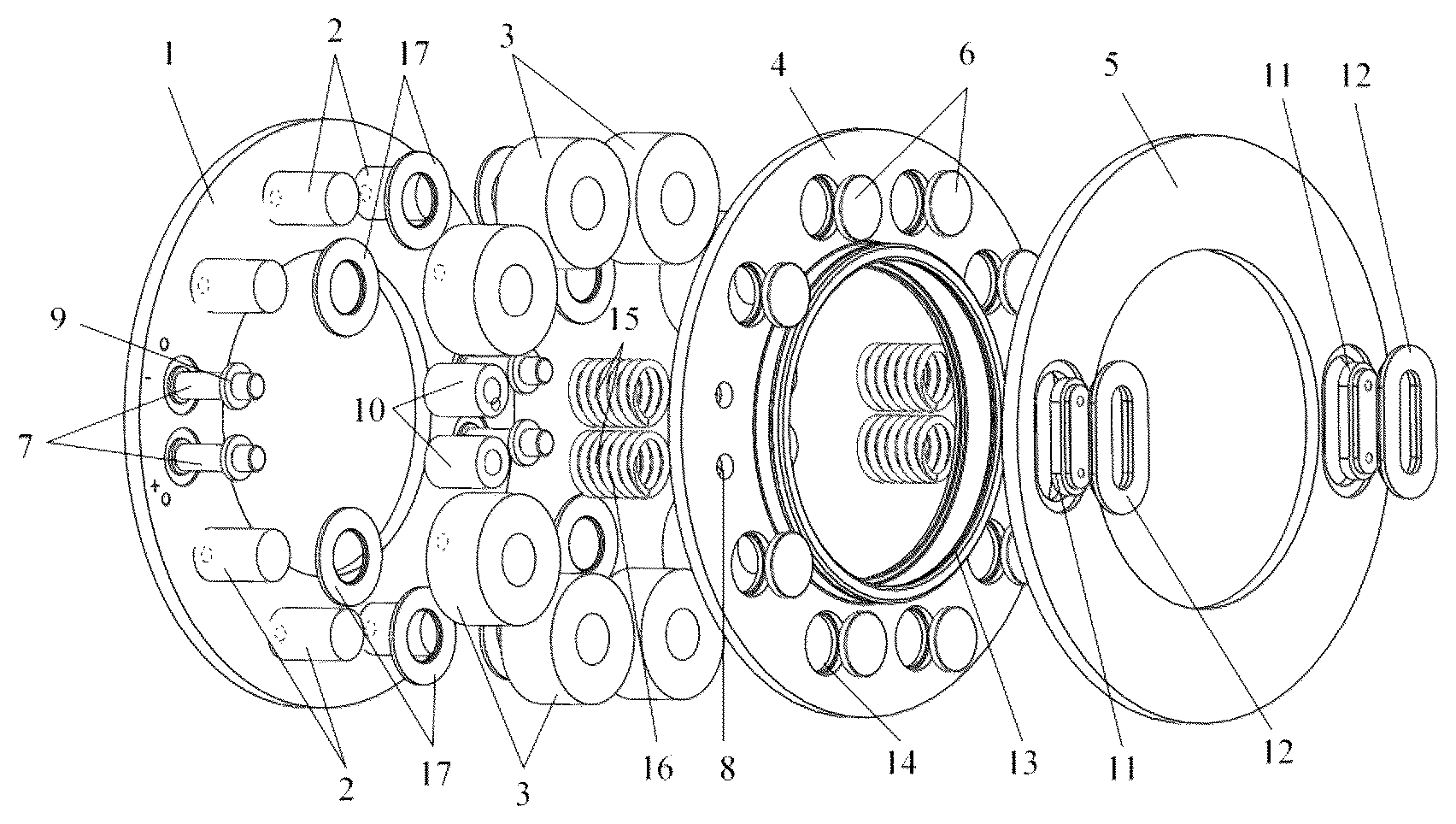 Patent US12129895 — Bistable electromagnetic clutch — Figure 1