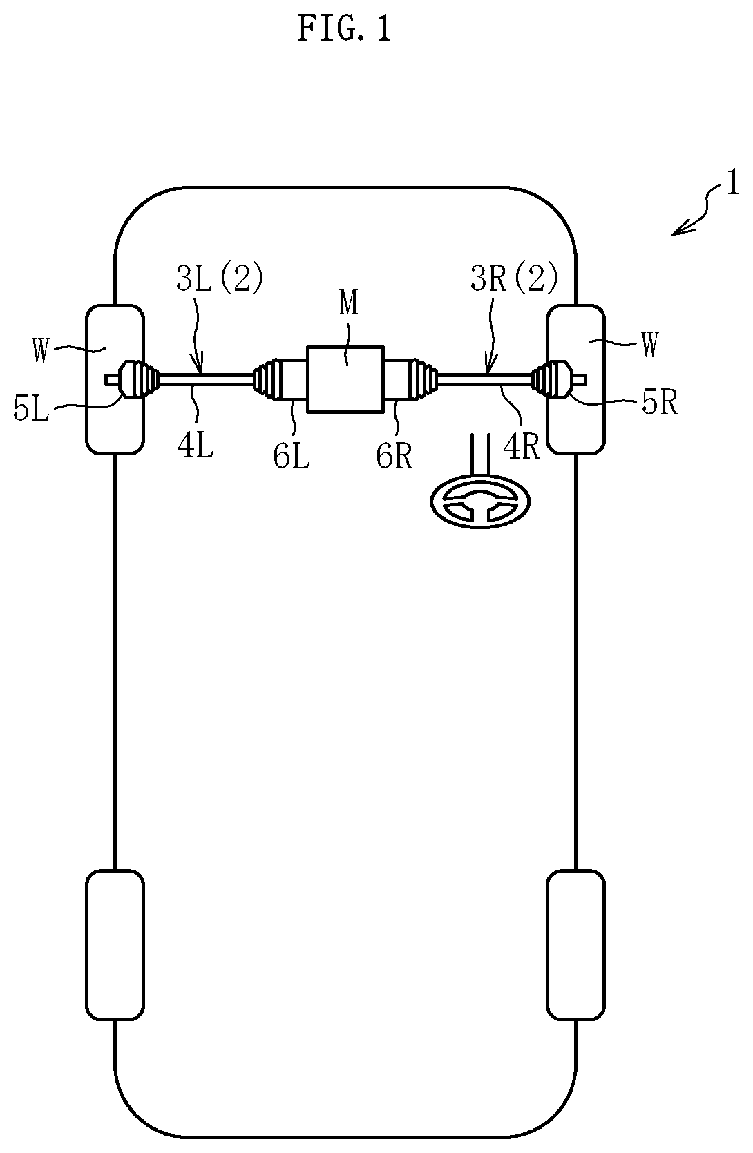 Patent US12129896 — Power transmission mechanism and vehicle — Figure 1