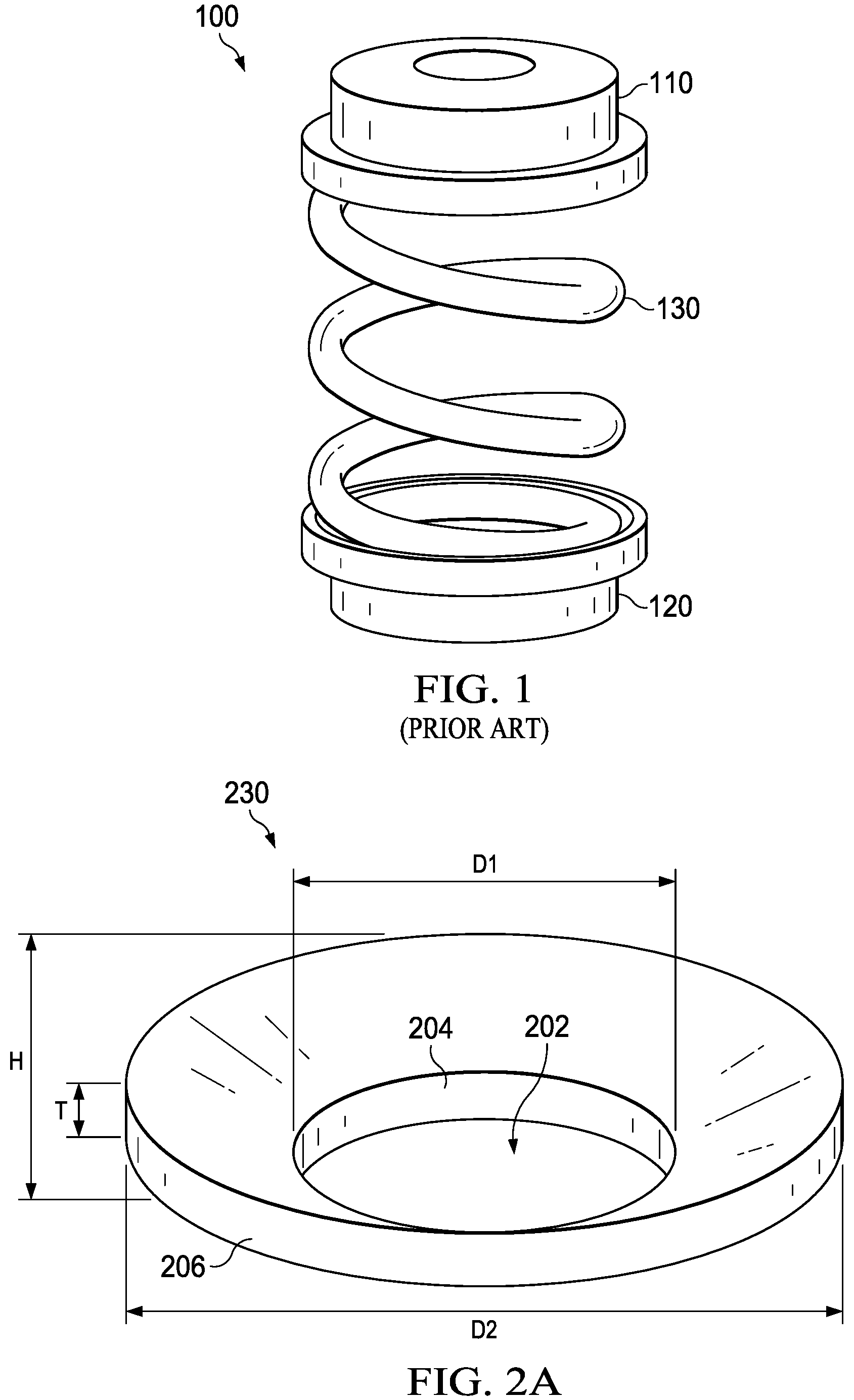 Patent US12129902 Figure 1 – Stacked disk spring vibration isolator with increased lateral load capacity