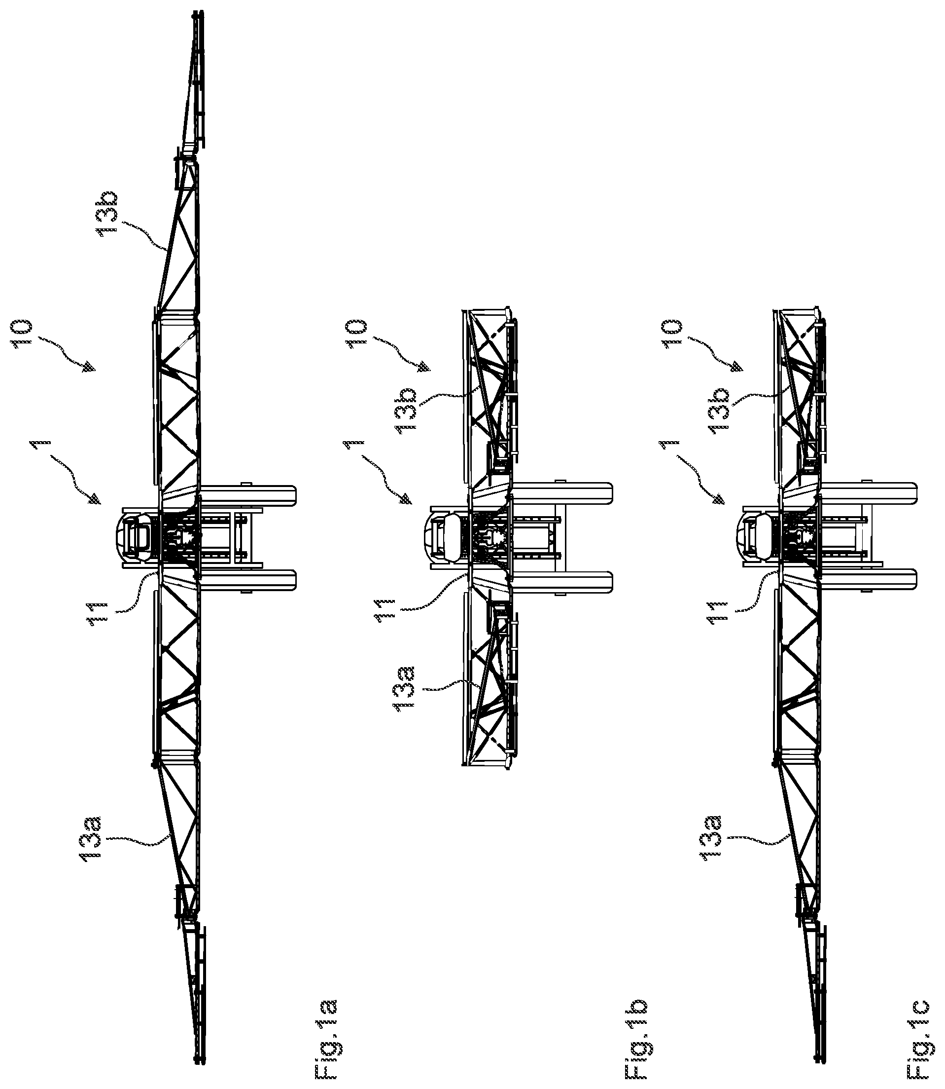 Patent US12129903 — Agricultural apparatus with improved suspension — Figure 1