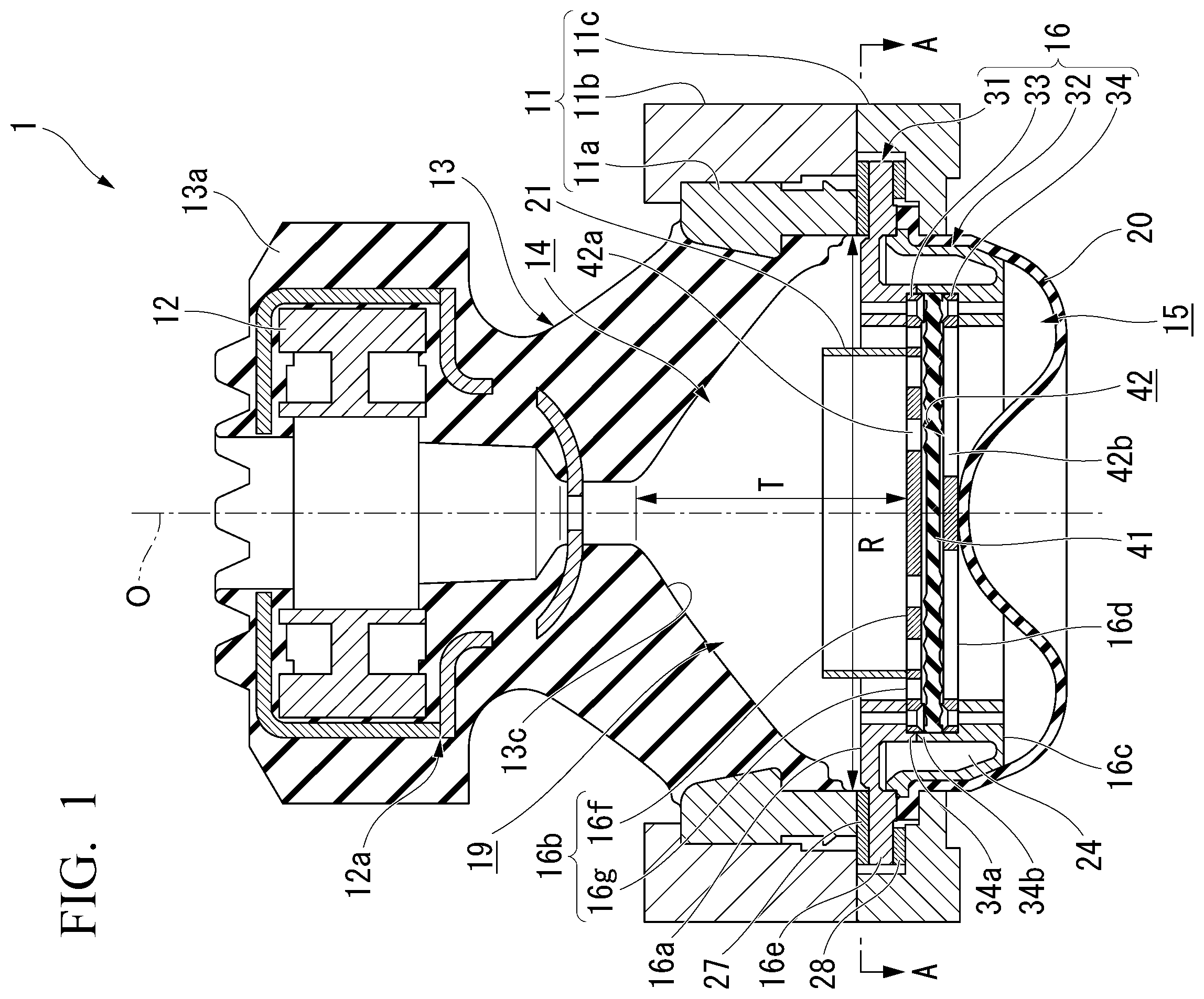 Patent US12129904 — Vibration-damping device — Figure 1