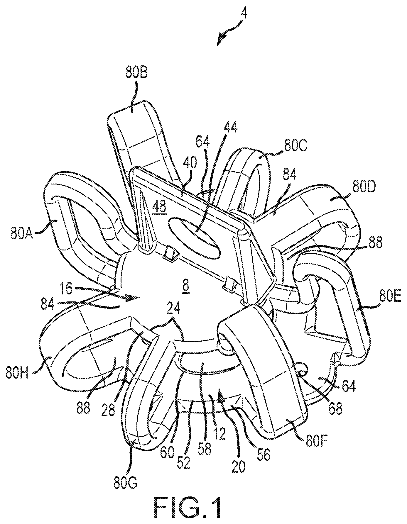Patent US12129906 Figure 1 – Asymmetrically-shaped isolator